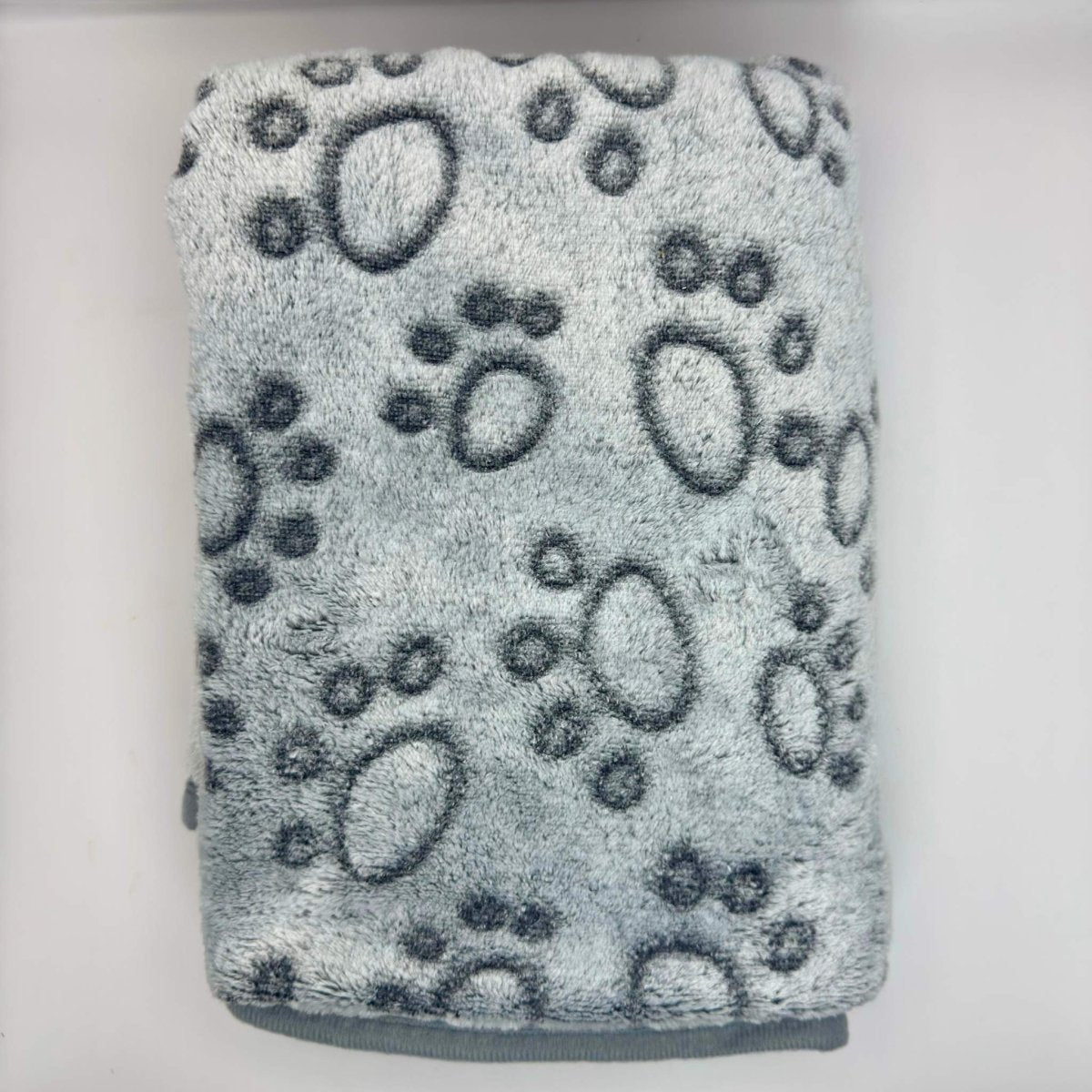 Dog Blanket - Grey Paws