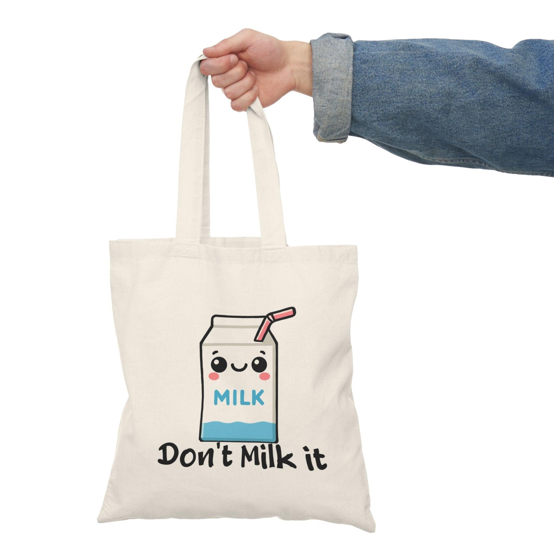 Don't Milk It Tote – Funny Eco Cartoon Milk Shopper Bag - mezetto KEOLIX KEOLIX