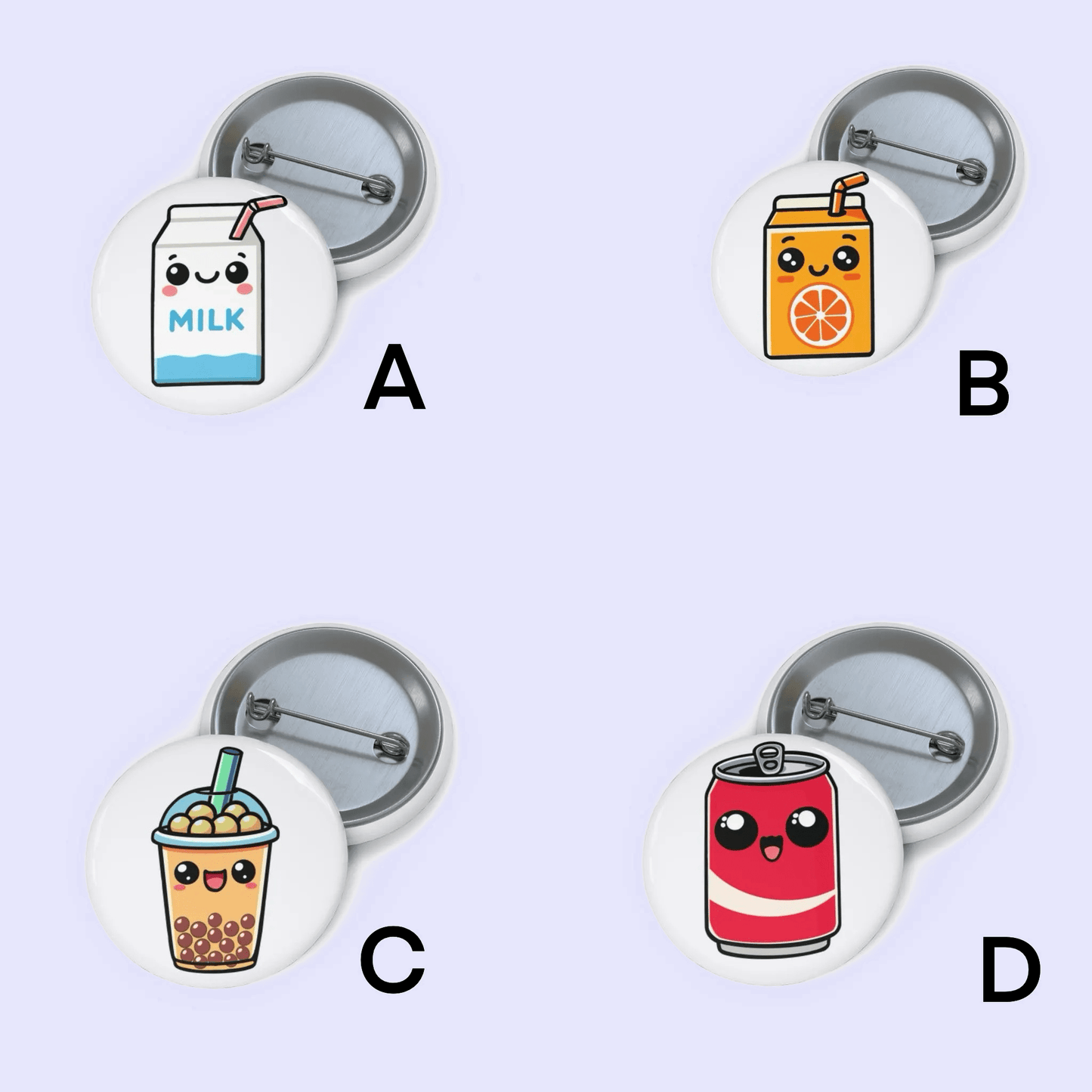 Drinks Pin Badge Set - mezetto KEOLIX KEOLIX