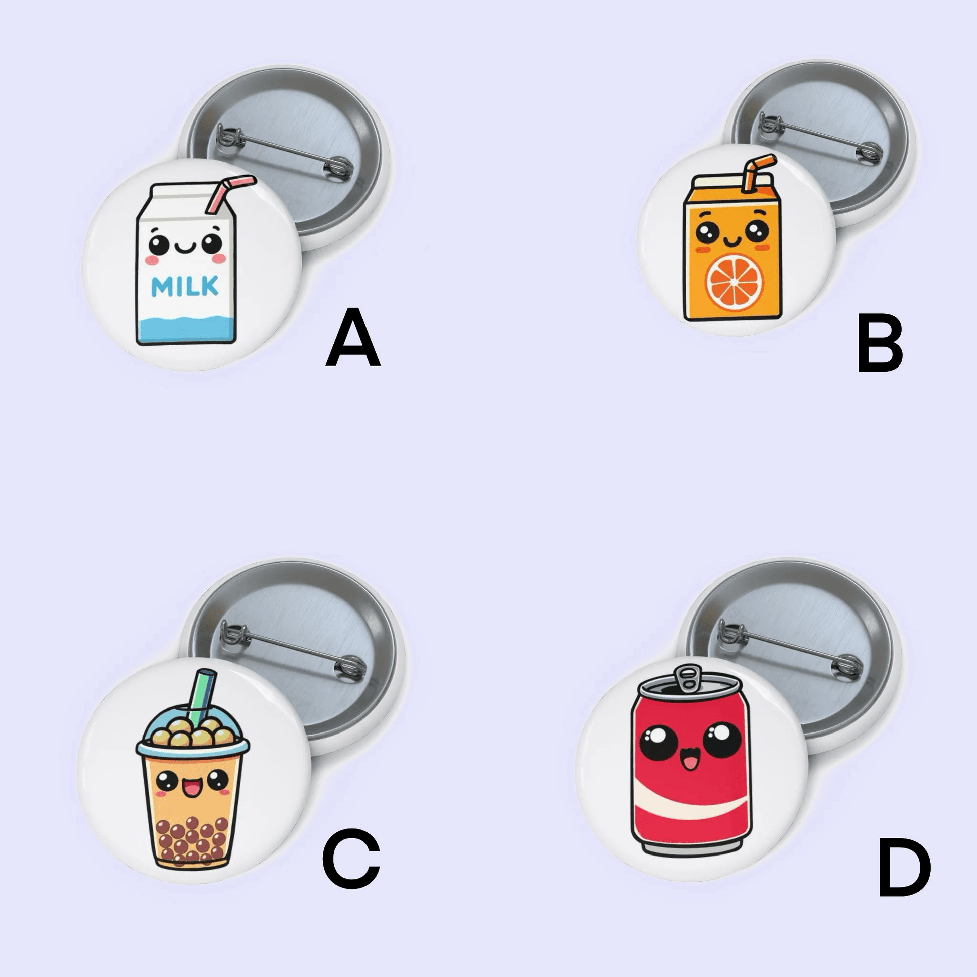 Drinks Pin Badge Set - mezetto KEOLIX KEOLIX