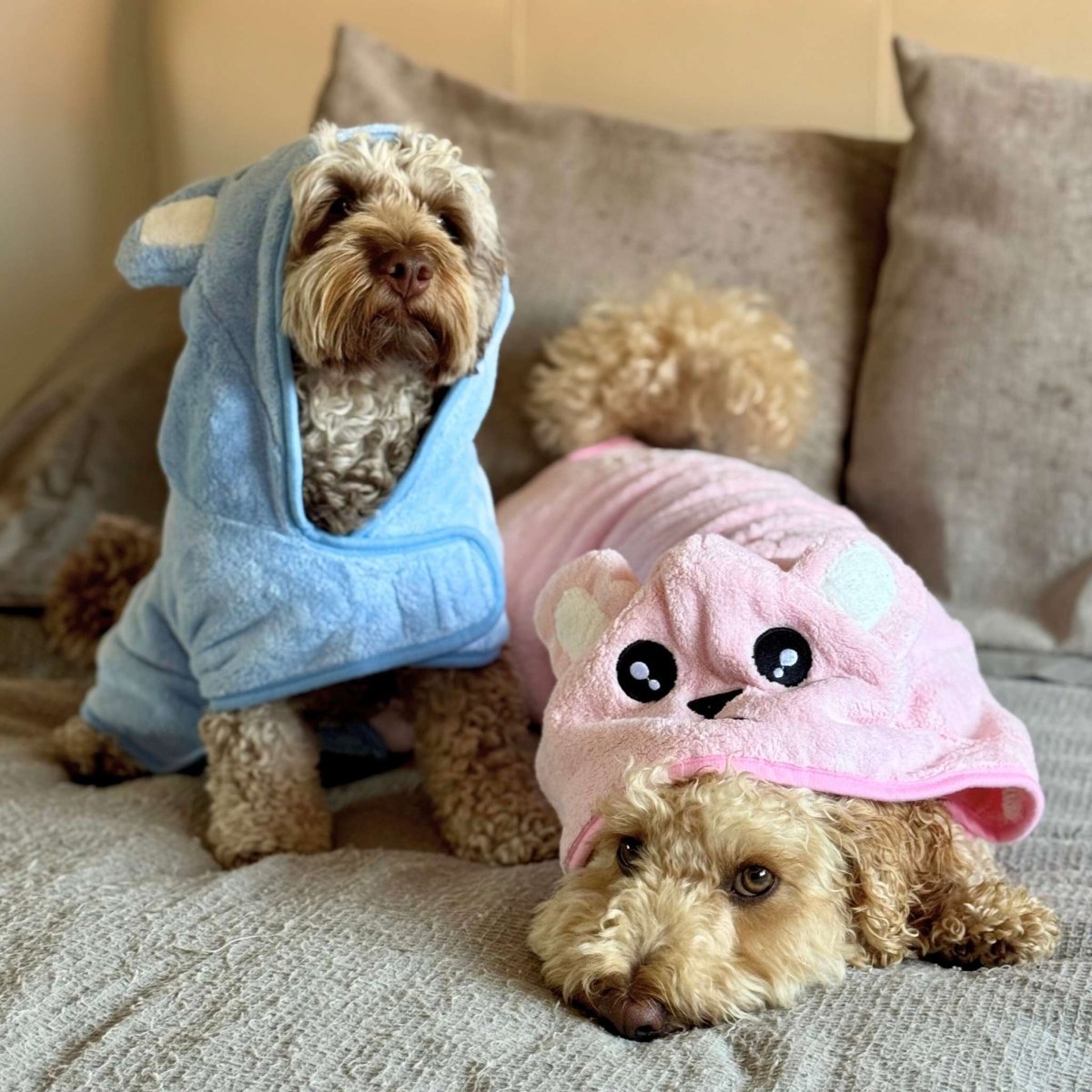 Drying Robe - Pink - mezetto PupClub Couture PupClub Couture