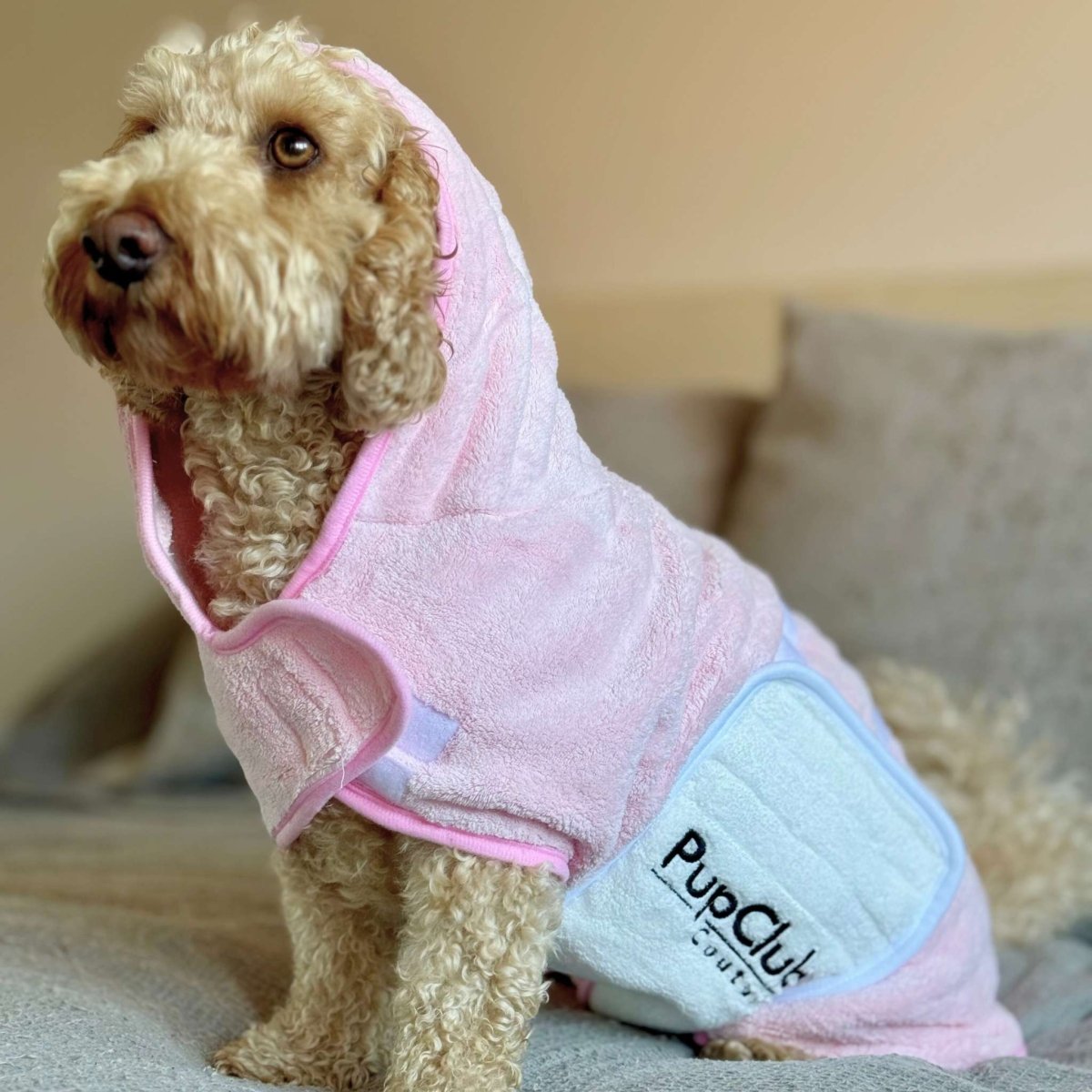 Drying Robe - Pink - mezetto PupClub Couture PupClub Couture