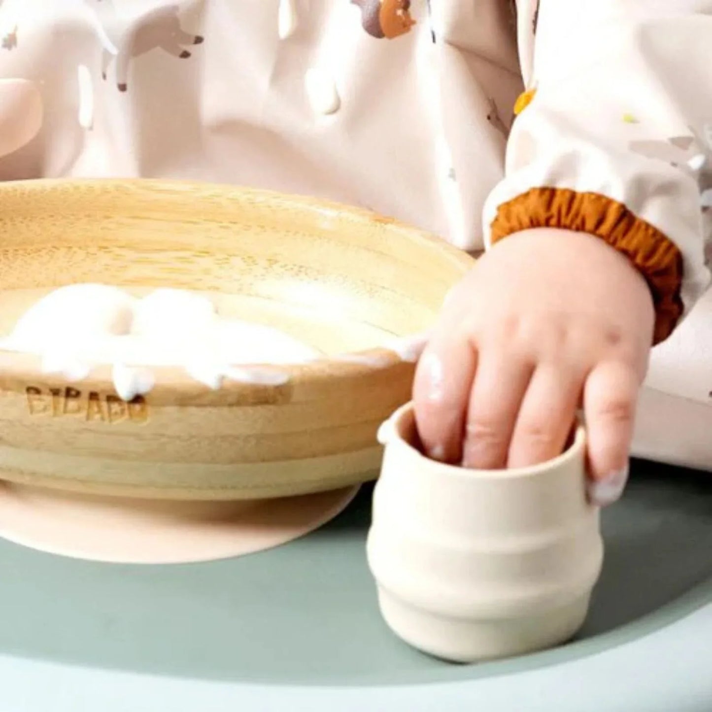 Bibado Sippit Silicone Open Training Cup 6+ months Pack of 2 - Fawn