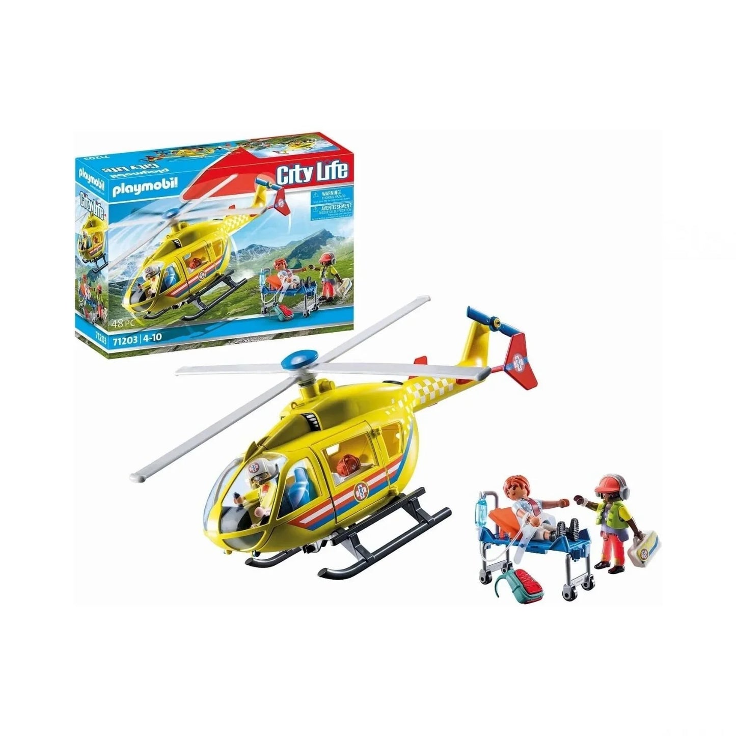 Playmobil City Life Medical Helicopter 71203