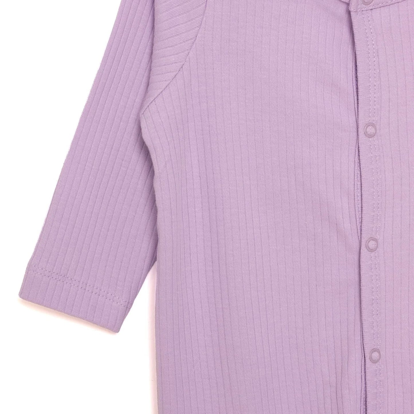 HelloBaby Newborn Girl Footed Jumpsuit - Purple