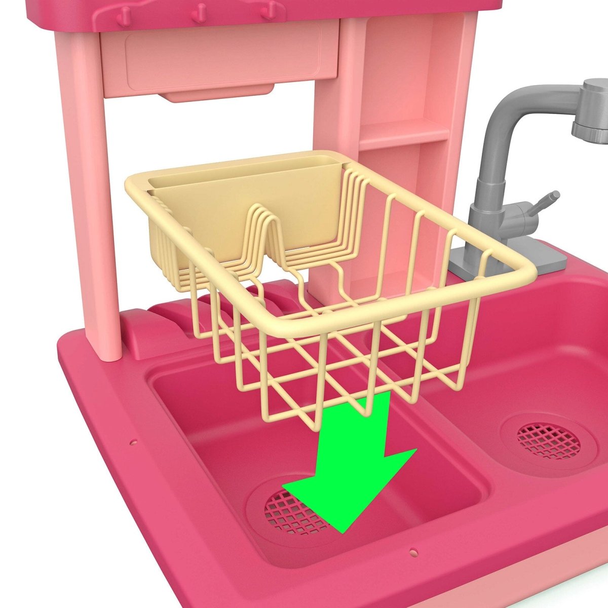 Let's Be Child Play Sink with Running Water Assorted