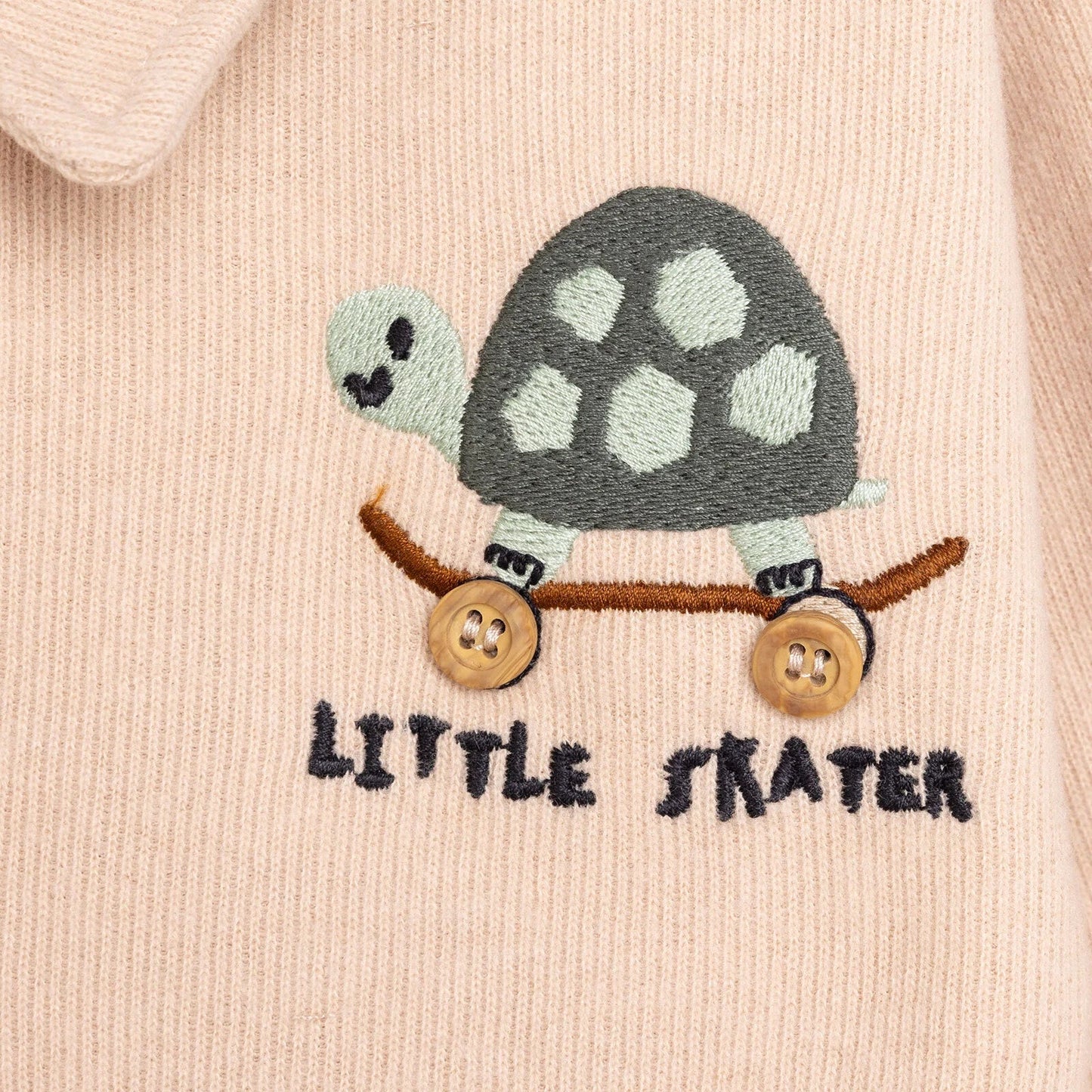 HelloBaby Little Dog Baby Boy Joggers - Beige