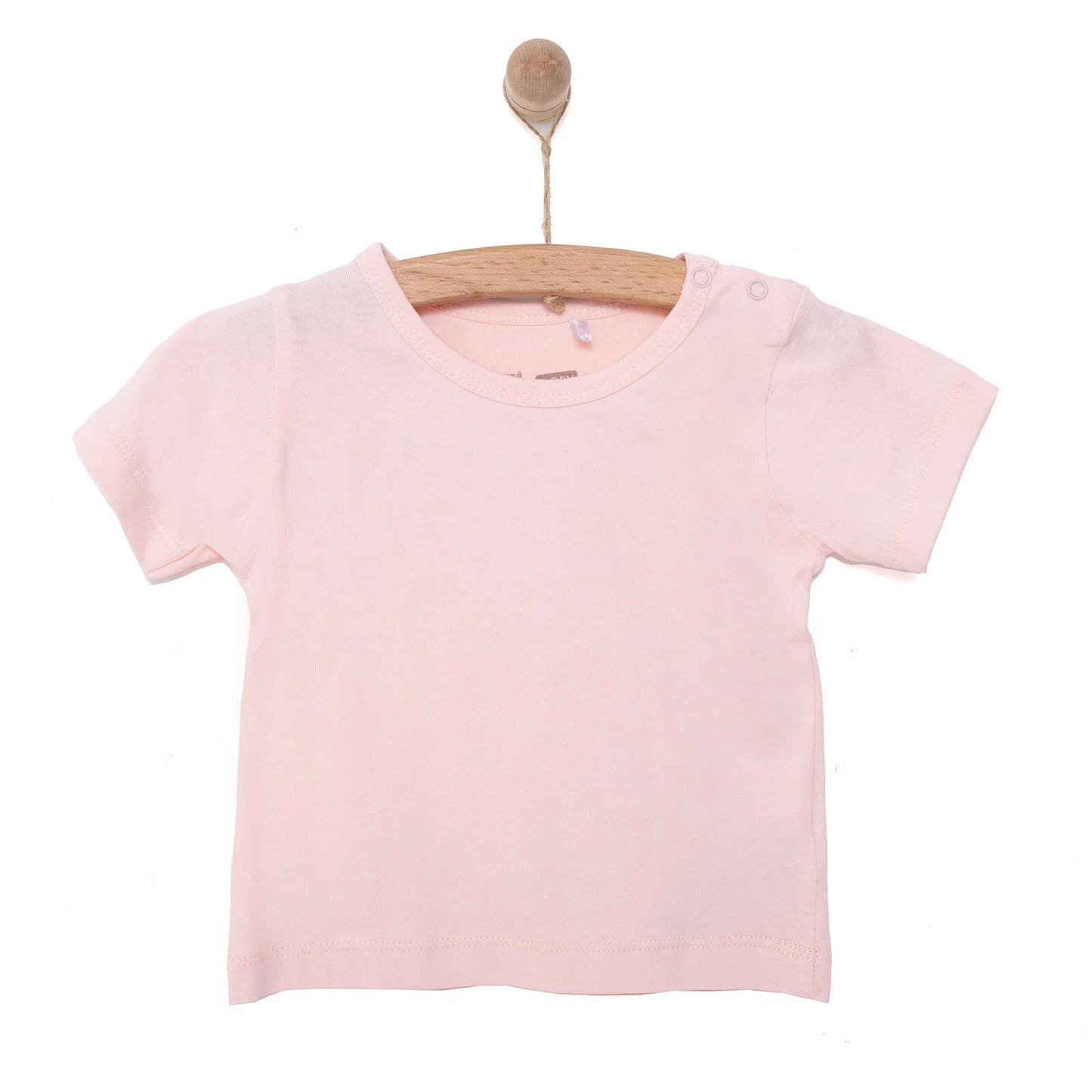 HelloBaby Girl Overall Shorts-T-shirt - Pink