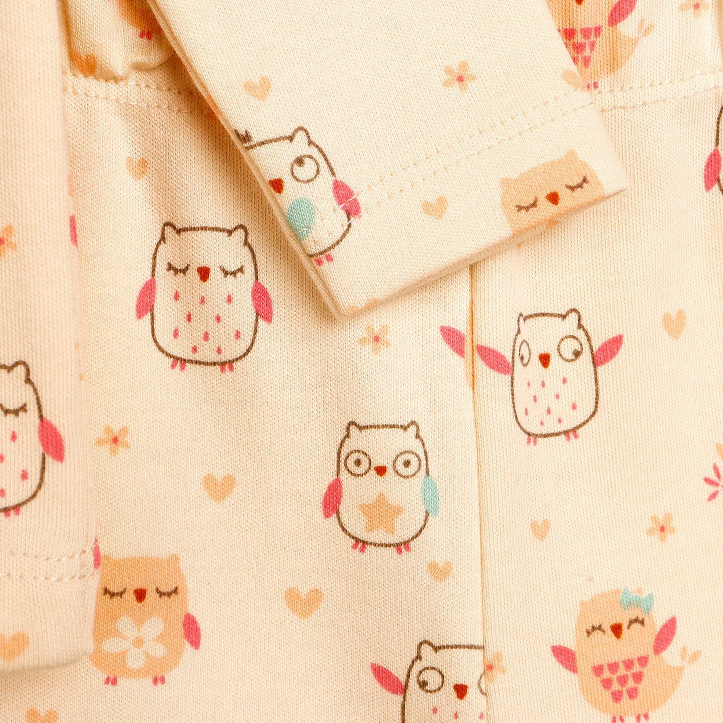 HelloBaby Basic Baby Girl Pyjamas Set - Ecru