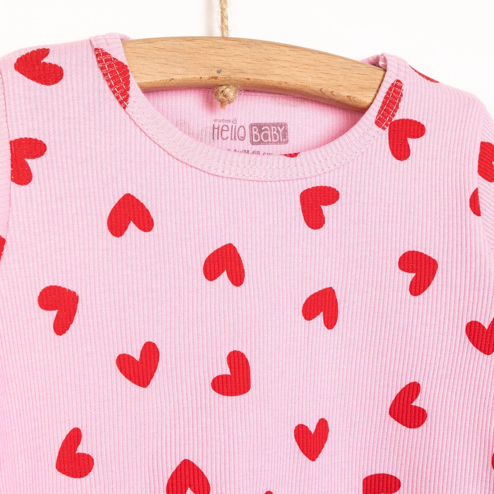 HelloBaaby Baby Girl Long sleeve Pyjamas Set - Pink