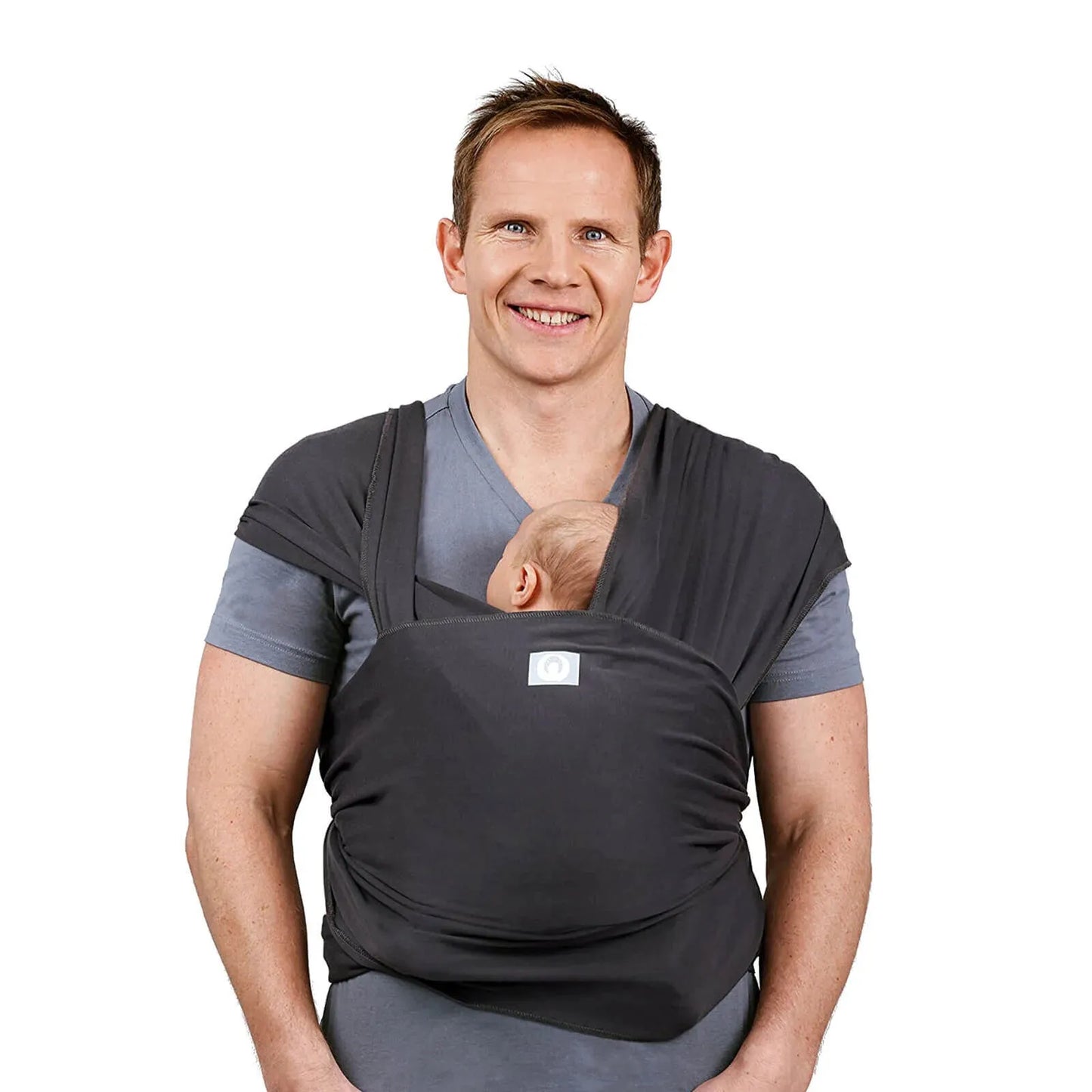 Gaia Carry Stretchy Baby Wrap Organic Cotton - Graphite
