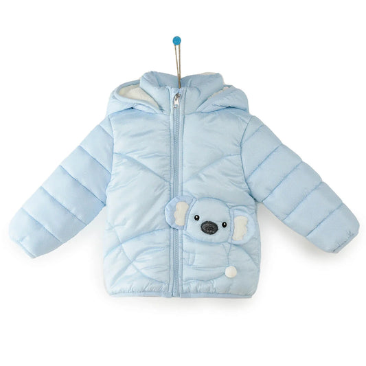 Midimod Baby Girl Coat with Ears - Blue