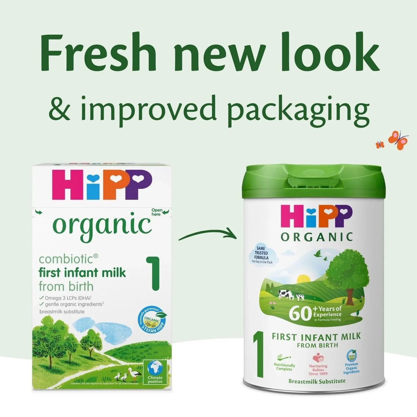 HiPP Organic 1 First Infant Baby Milk Formula from Birth 800g