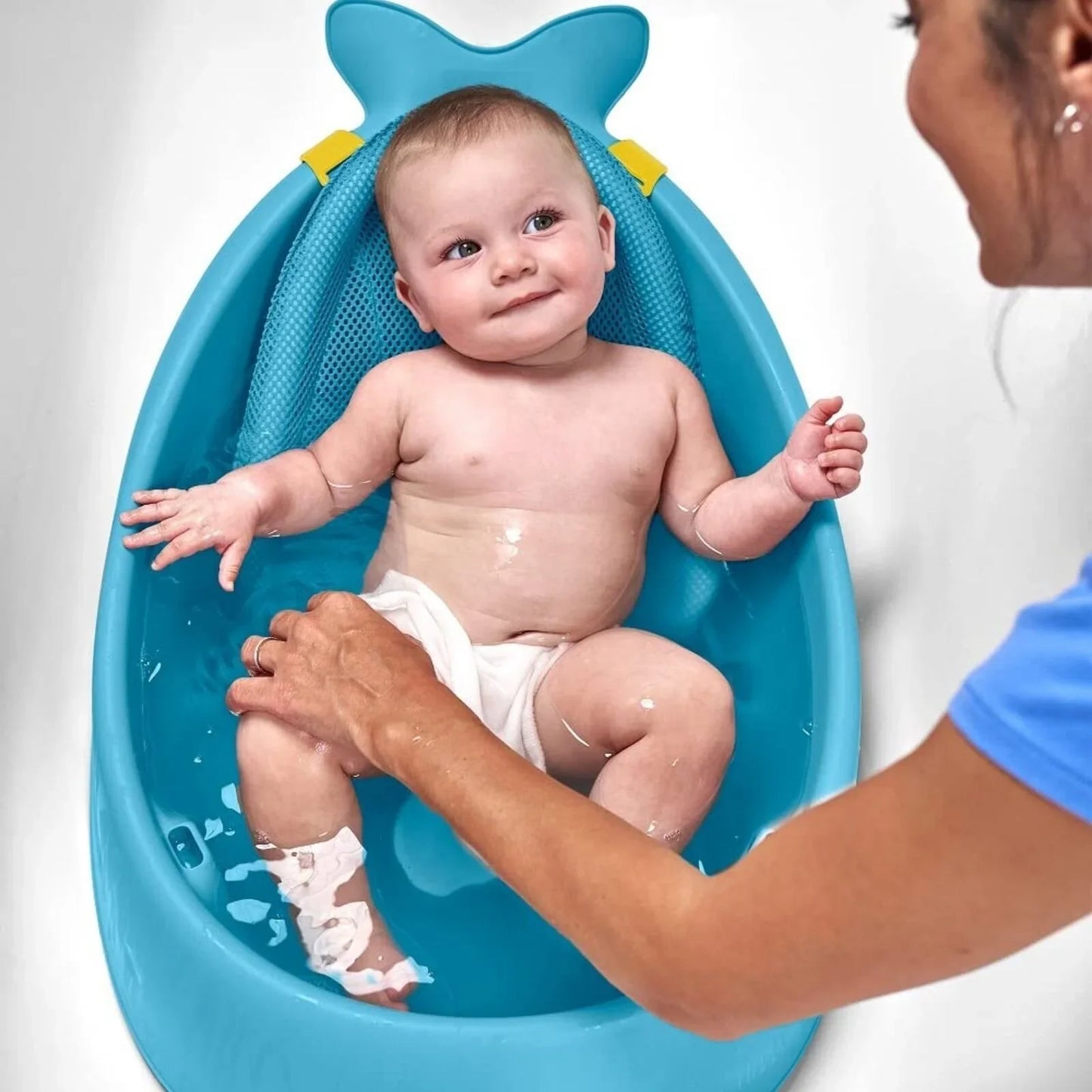 Skip Hop Moby Smart Sling 3-Stage Baby Bath Tub - Blue