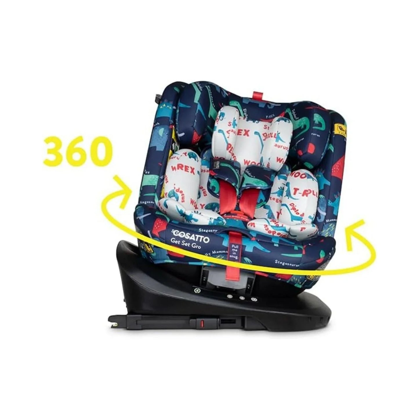 Cosatto Get Set Gro i-Size 360 Car Seat - D is for Dino