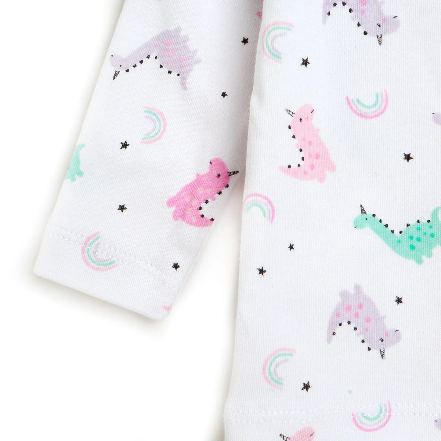 HelloBaby Basic Baby Girl Pyjamas Set - White