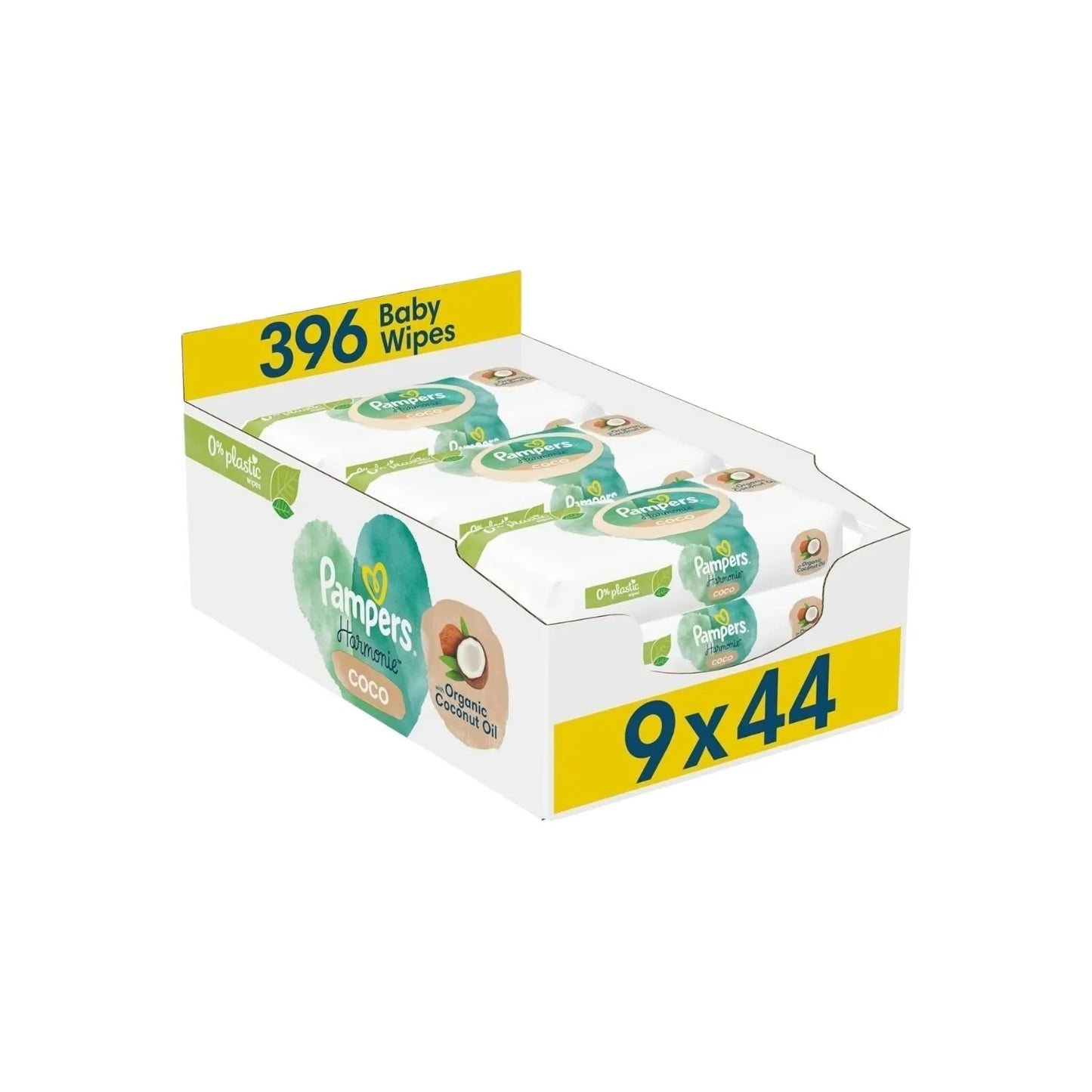 Pampers Harmonie Coco Baby Wipes 9x44 pcs