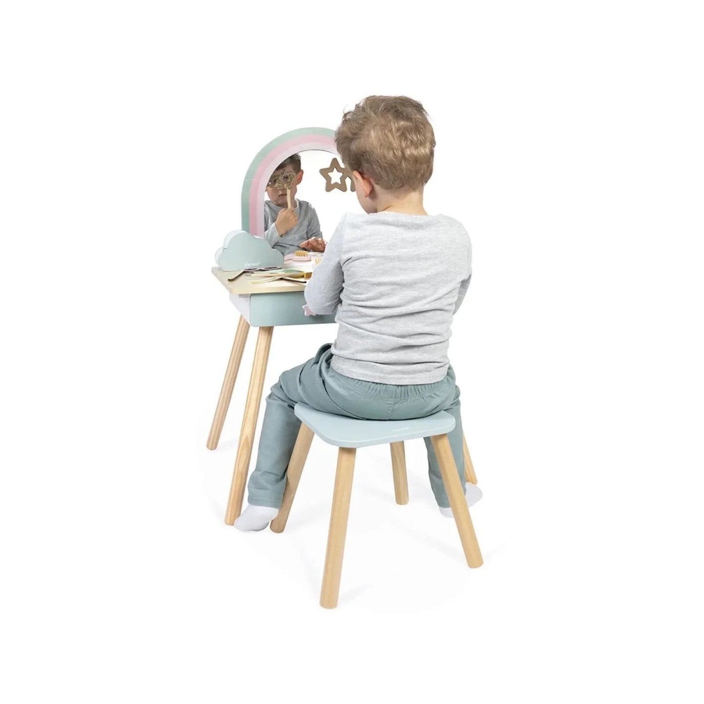 Janod Wooden Dressing Table - Unicorn