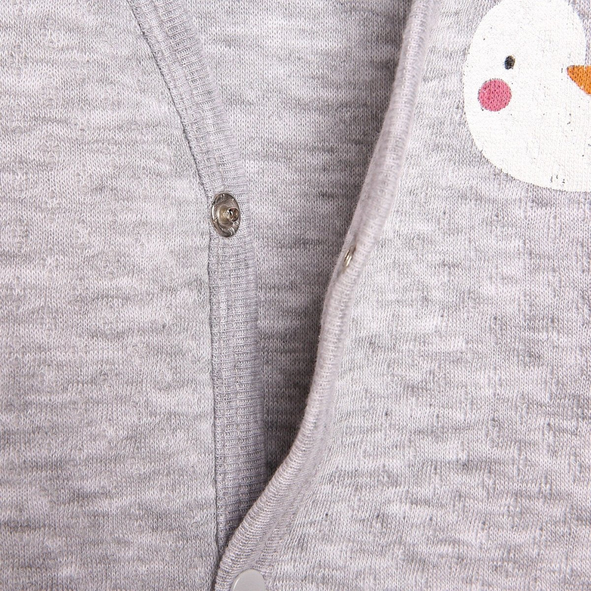 HelloBaby Basic Baby Boy Quilted Vest - Grey Melange