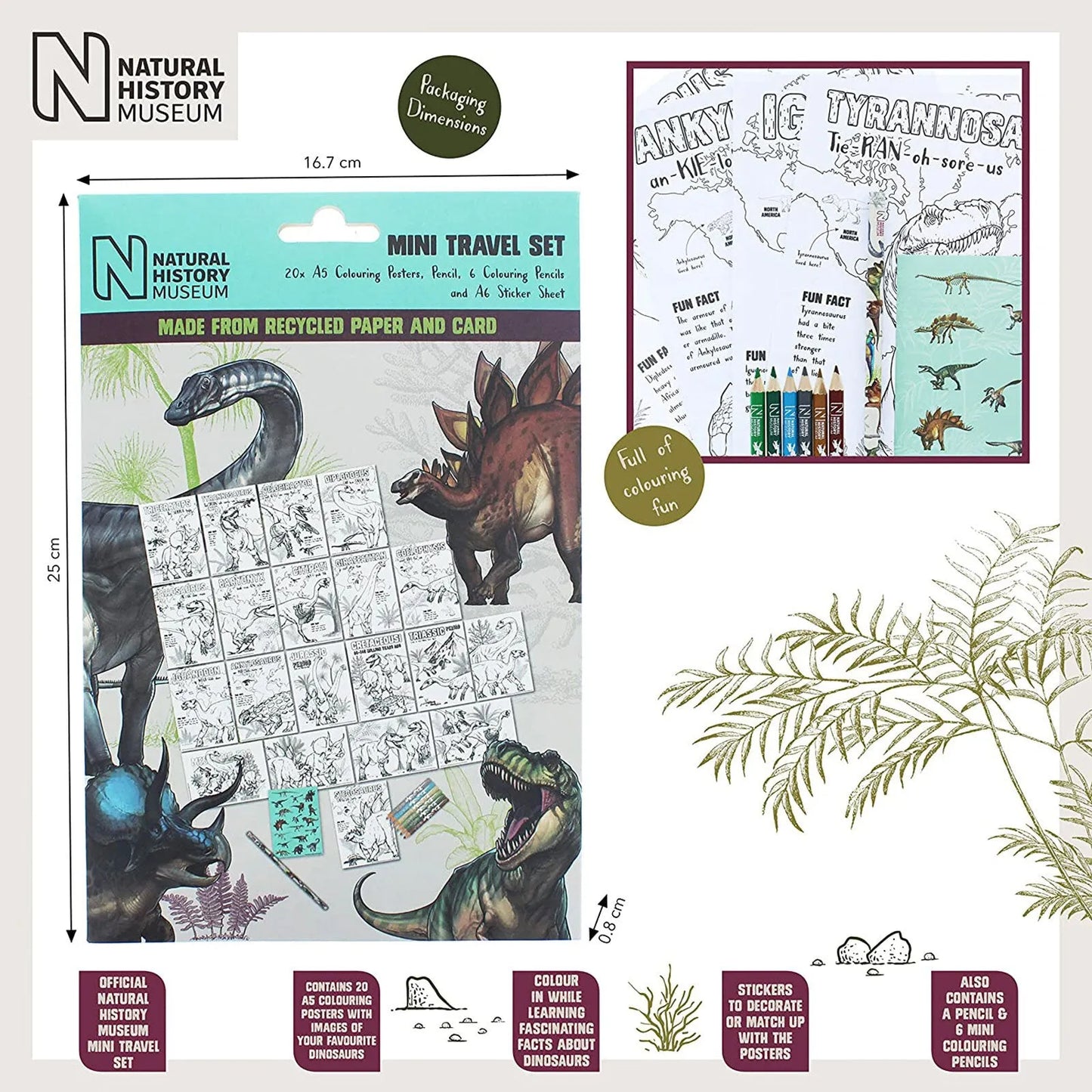 National History Museum Mini Travel Set