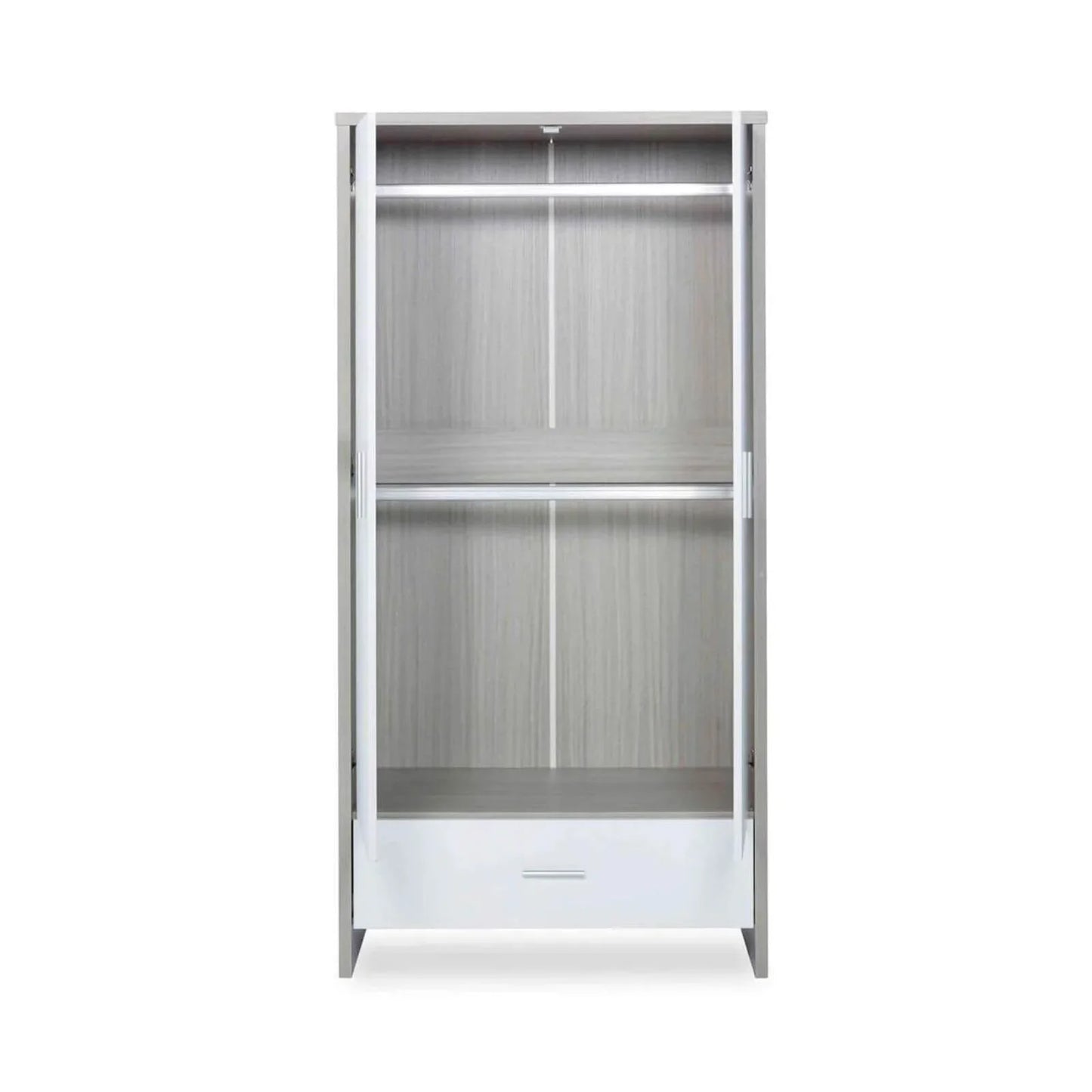 Ickle Bubba Pembrey Furniture Set Under Drawer Ash Grey & White 3 pcs - Premium Pocket Sprung Mattress