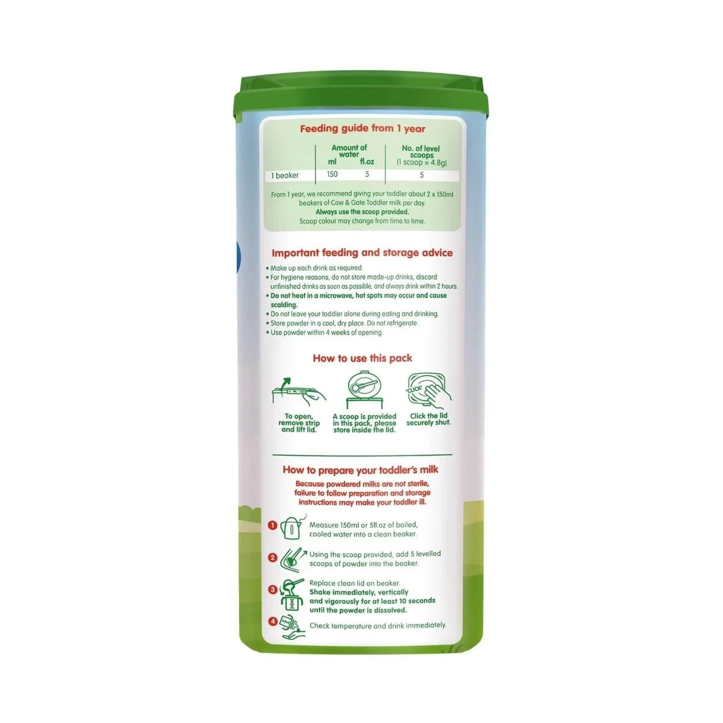 Cow and Gate 3 Growing Up Milk Formula 1+ year 800g