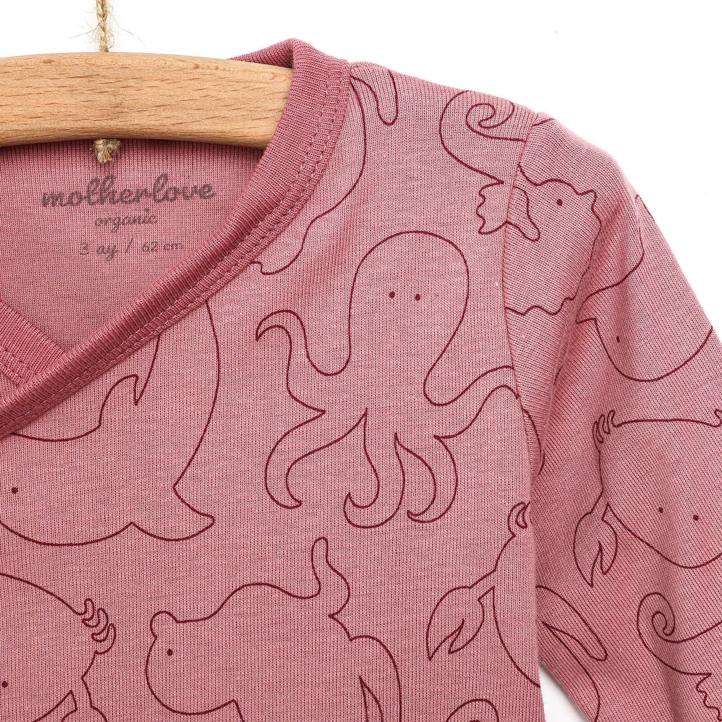 Motherlove Newborn Organic Sleeve Bodysuit - Beige