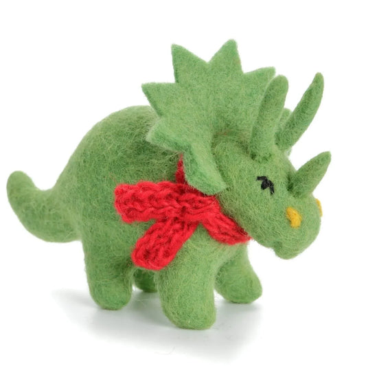 Amica Felt Triceratops Toy 10.5cm