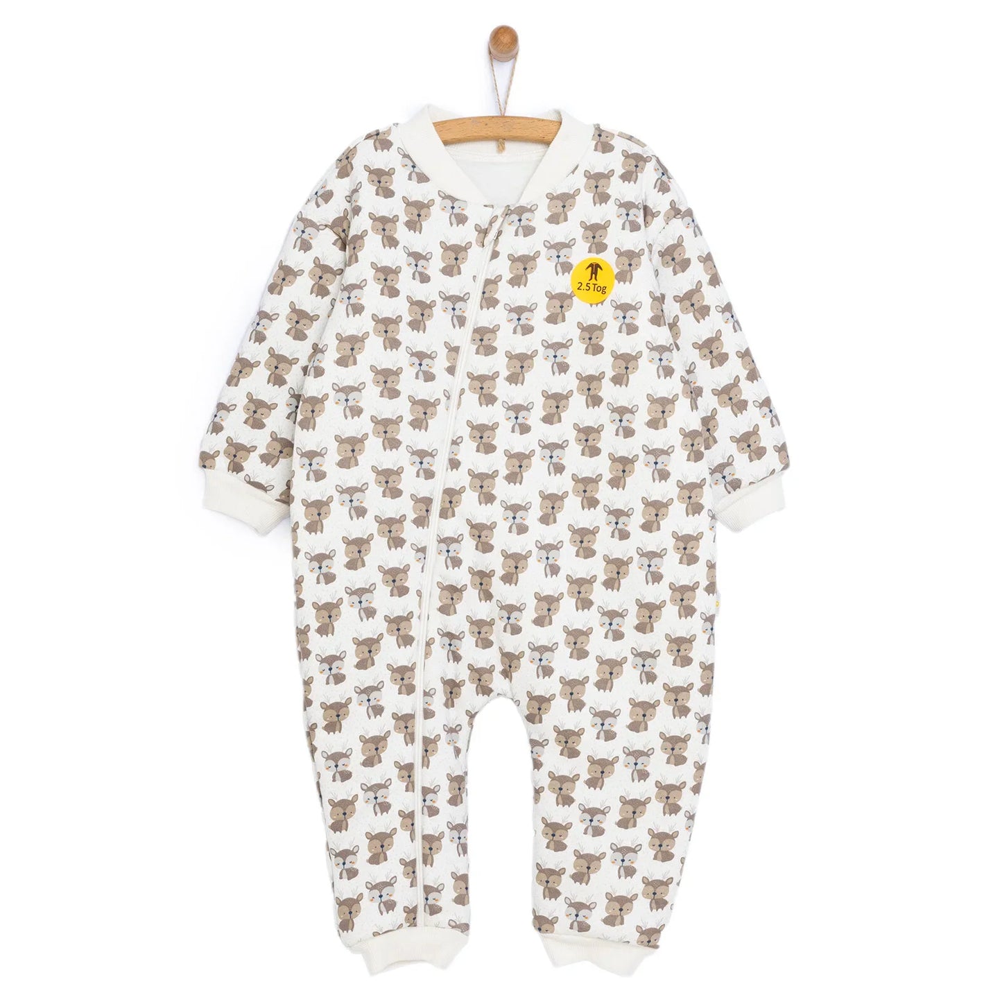 Little Plane Sleepsuit Baby Boy - Ecru