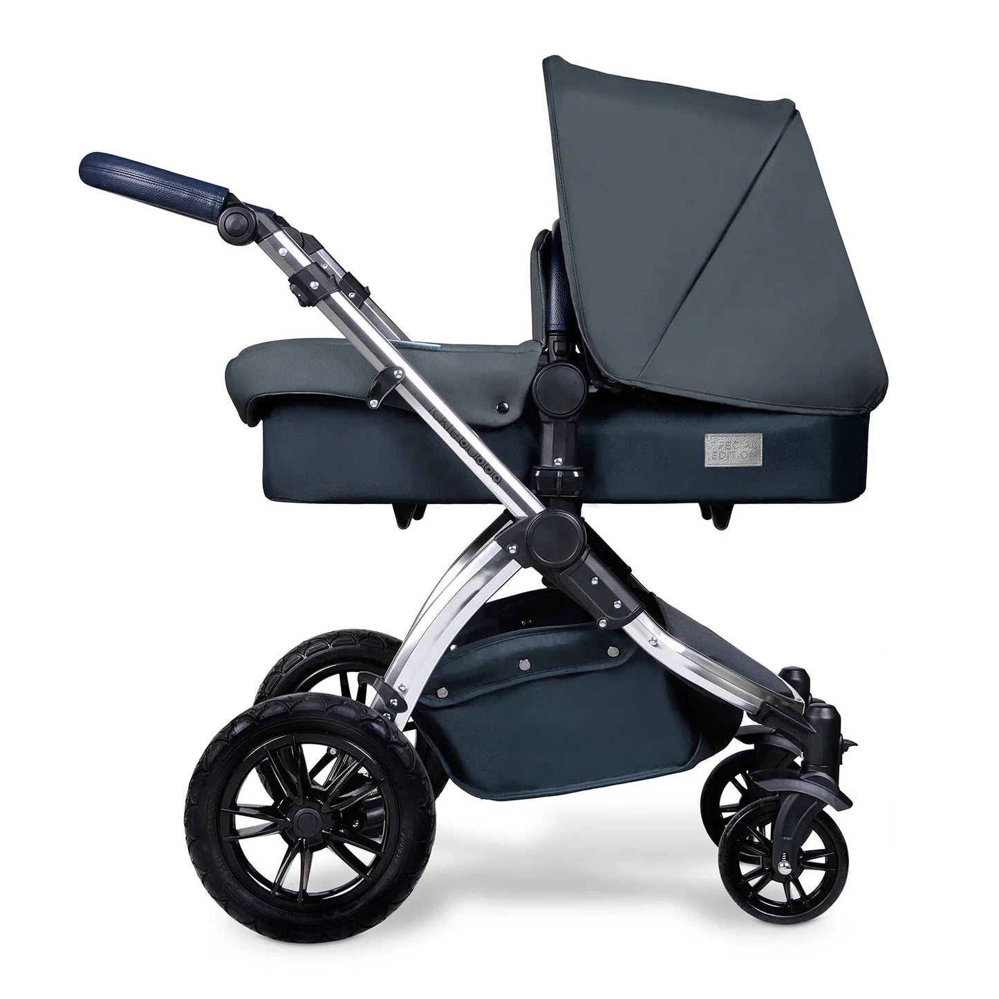 Ickle Bubba Stomp V4 2 In 1 Carrycot & Pushchair - Chrome/Blueberry