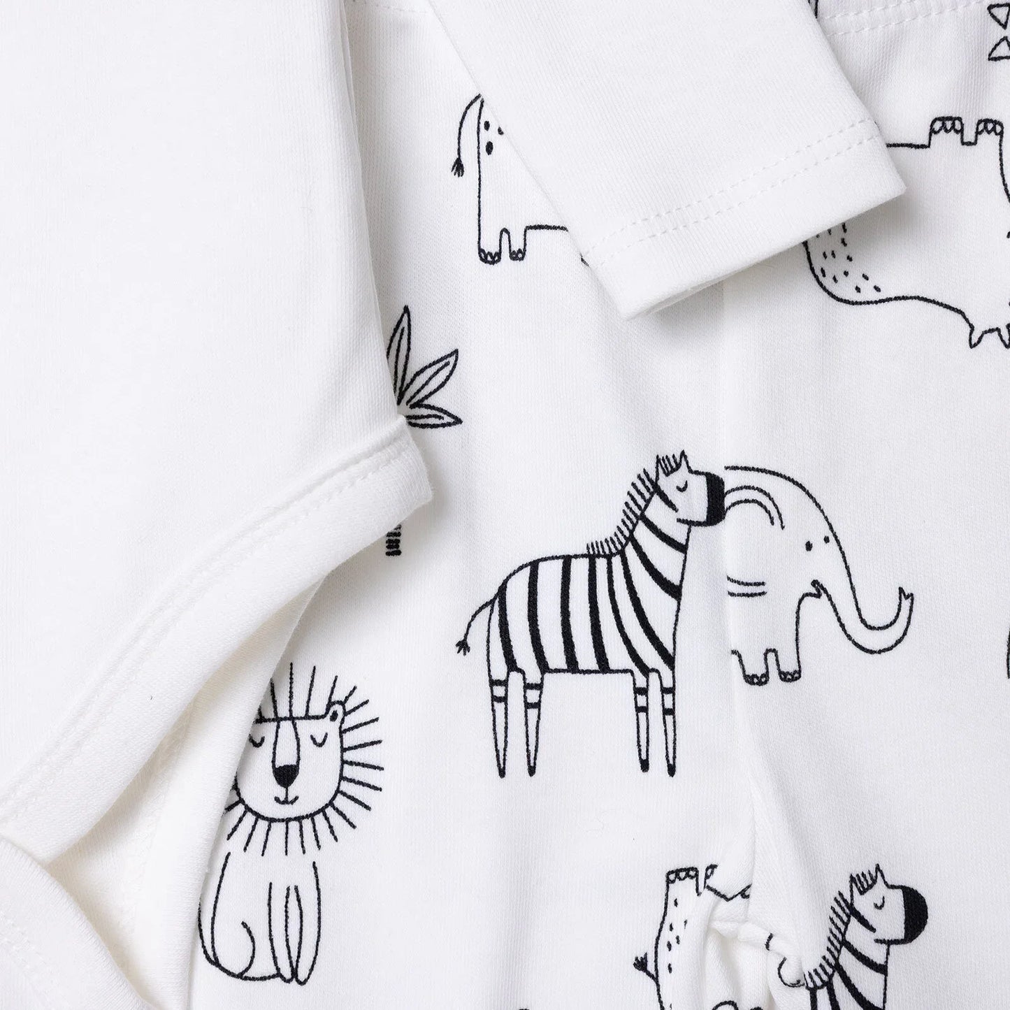 HelloBaby Newborn Body Footed Bottom - Ecru