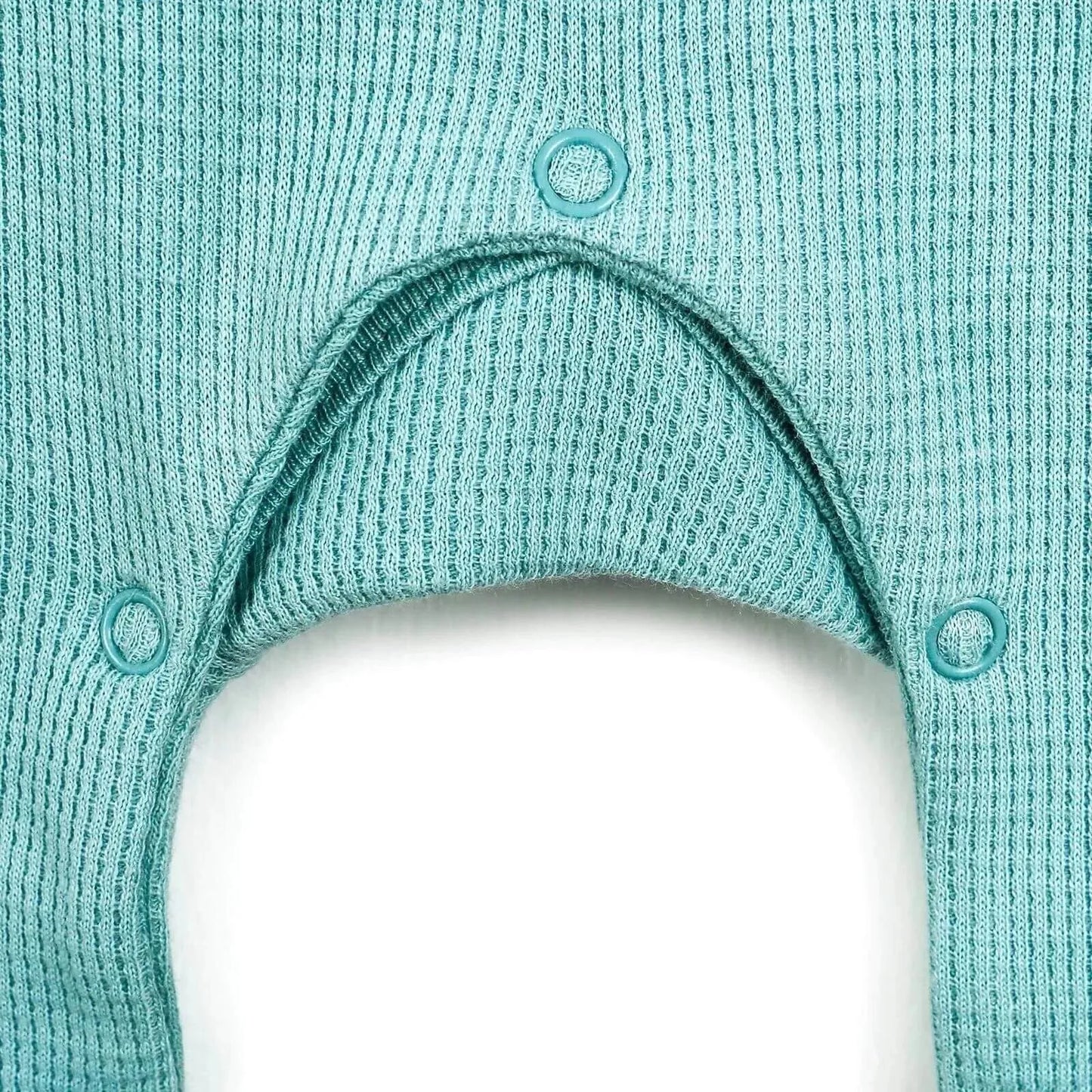 HelloBaby Newborn Polo Collar Romper - Light Blue