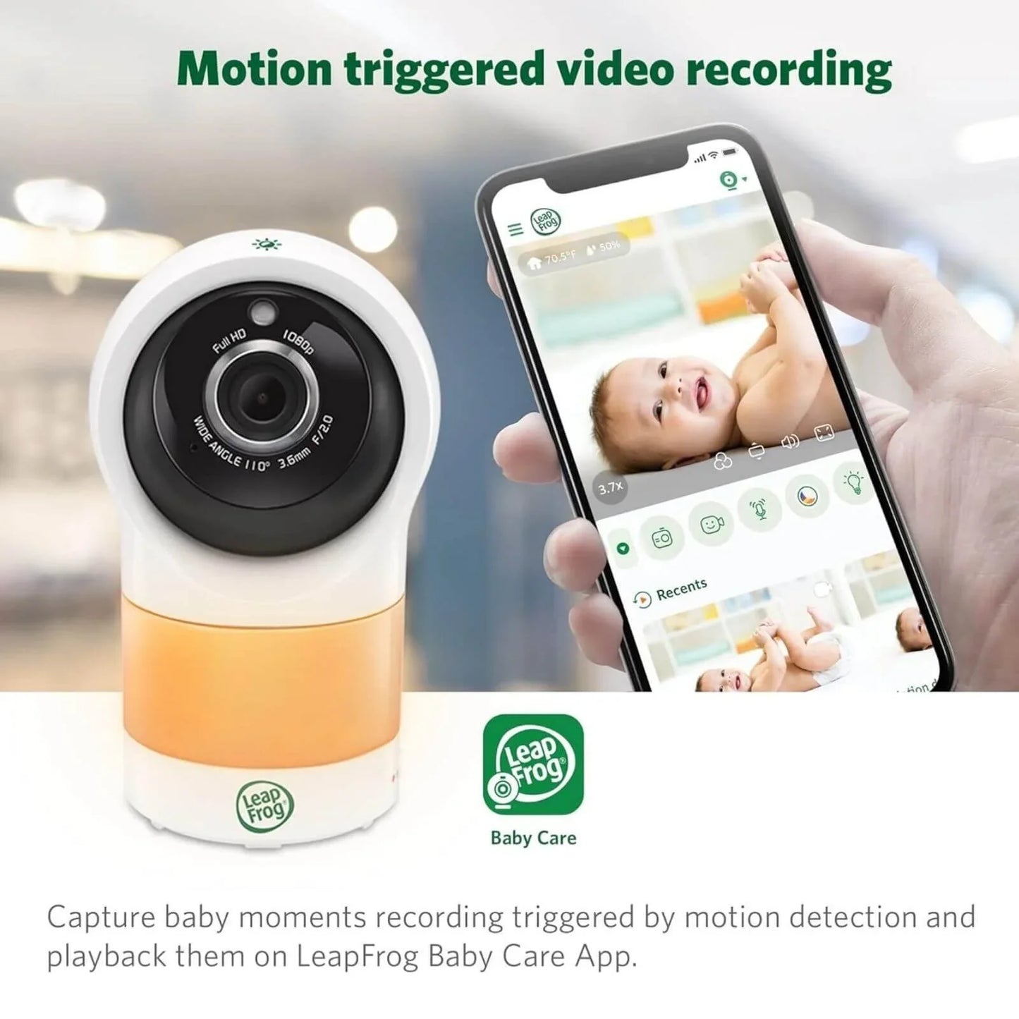LeapFrog WiFi Standalone Video Baby Monitor