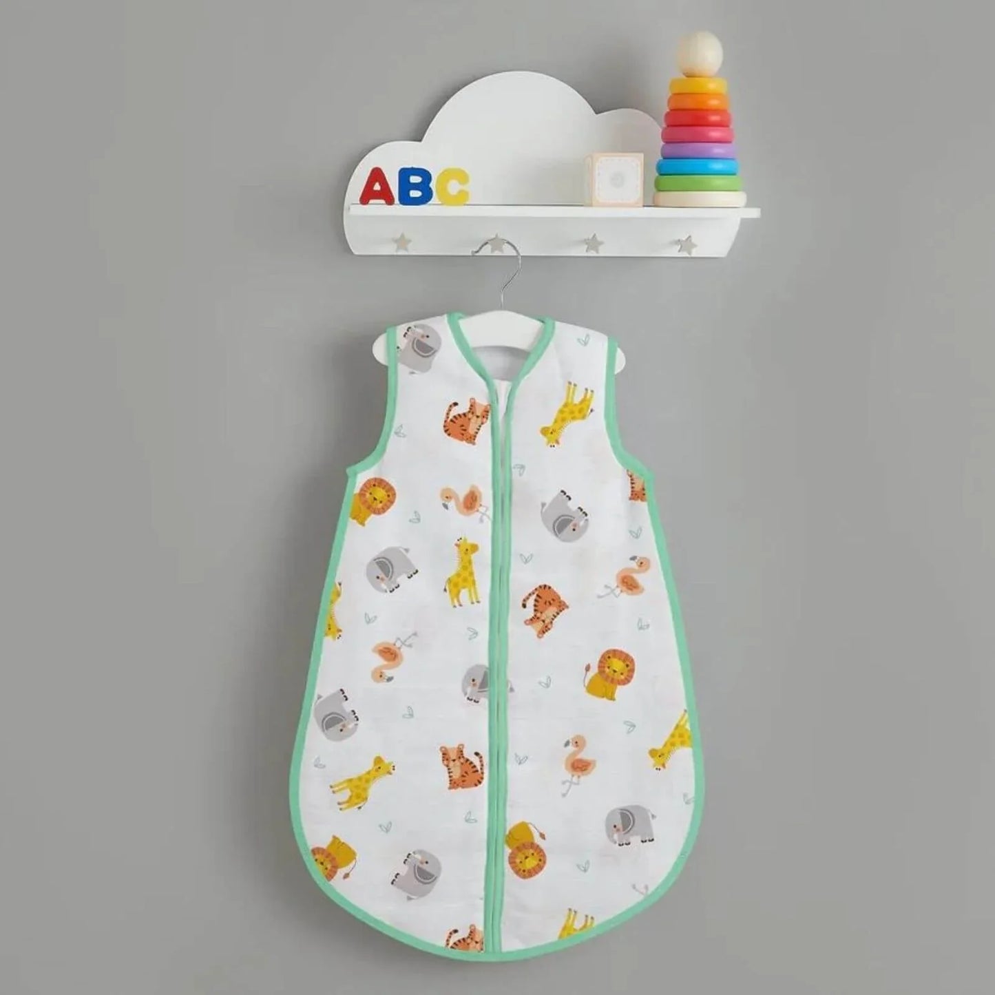 Bloomsbury Mill Jungle Cubs Muslin Sleep Bag