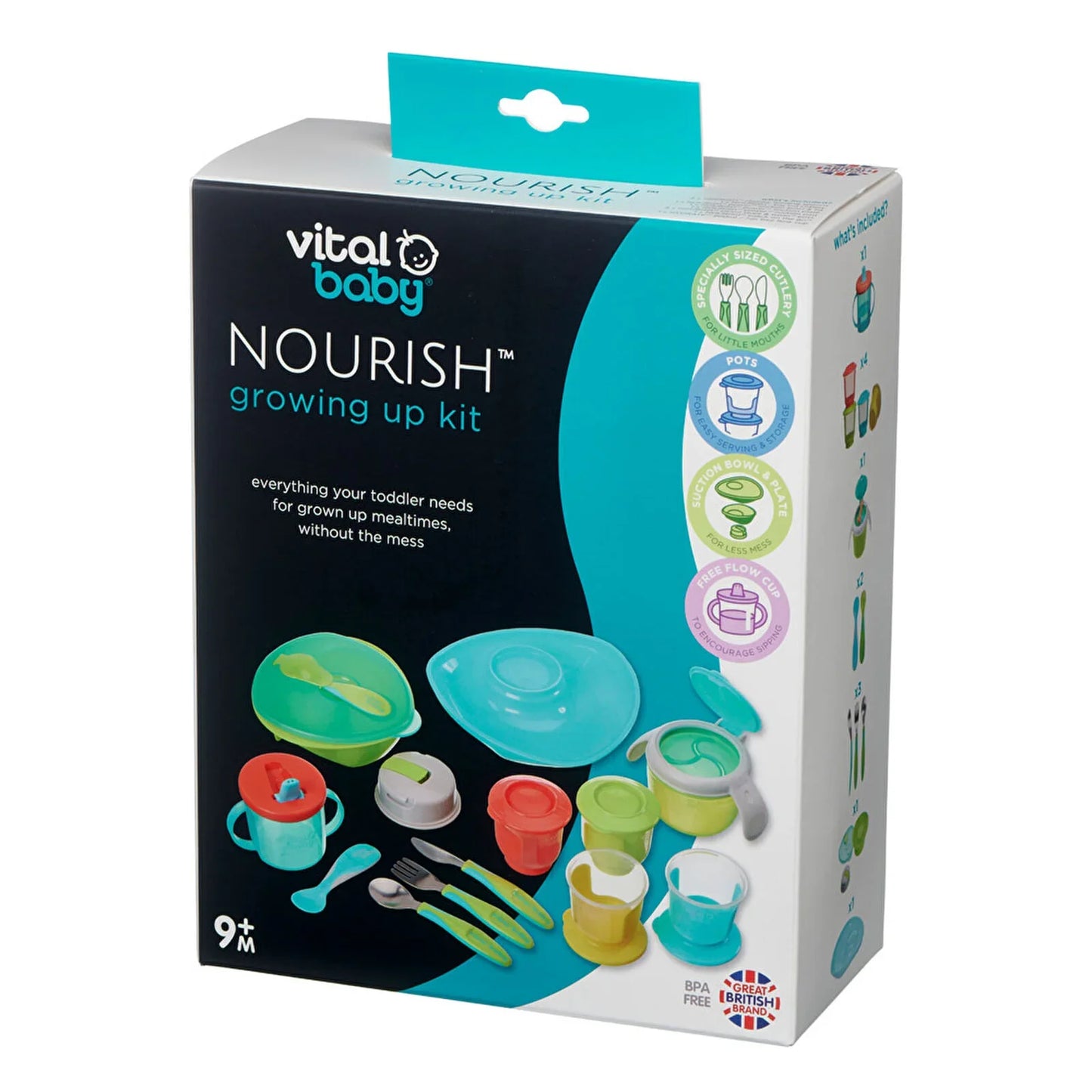 Vital Baby Nourish Growing Up Kit 9+ months - Pop