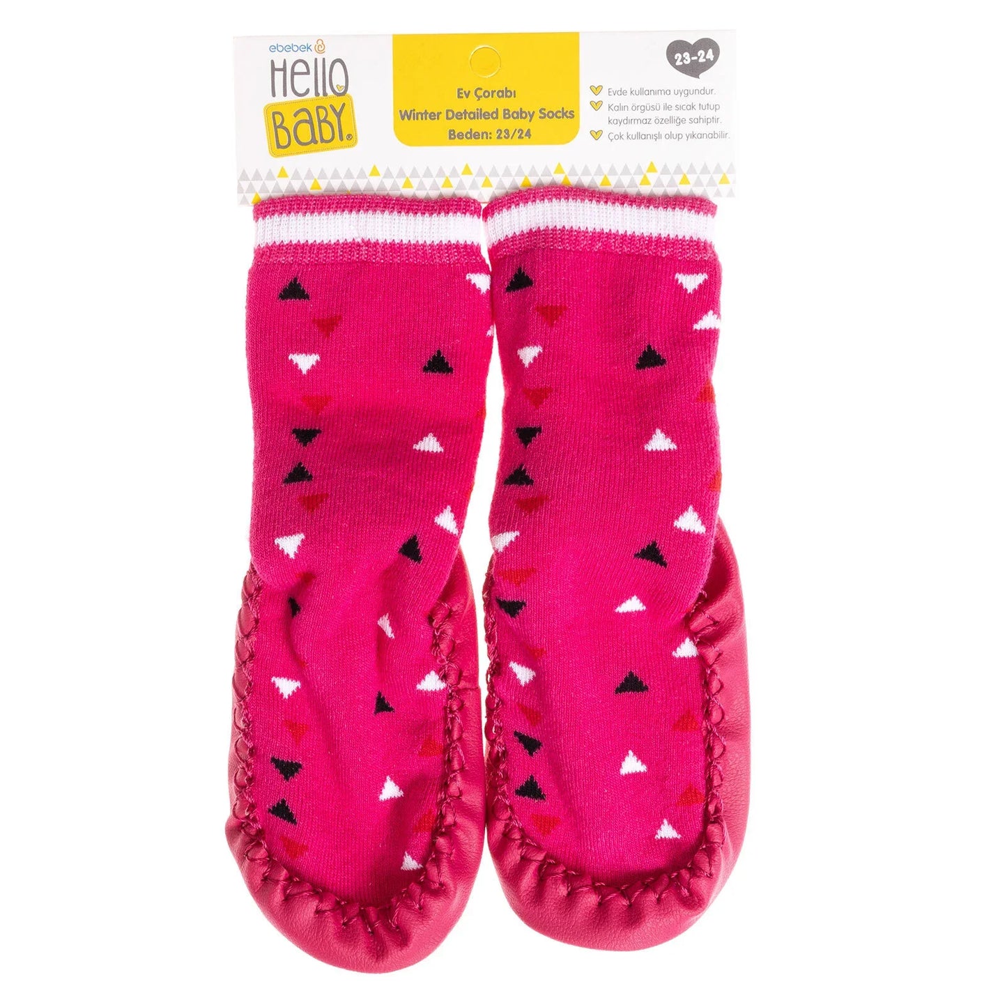 Minissa Baby Girl Pack of 3 Socks - Pink