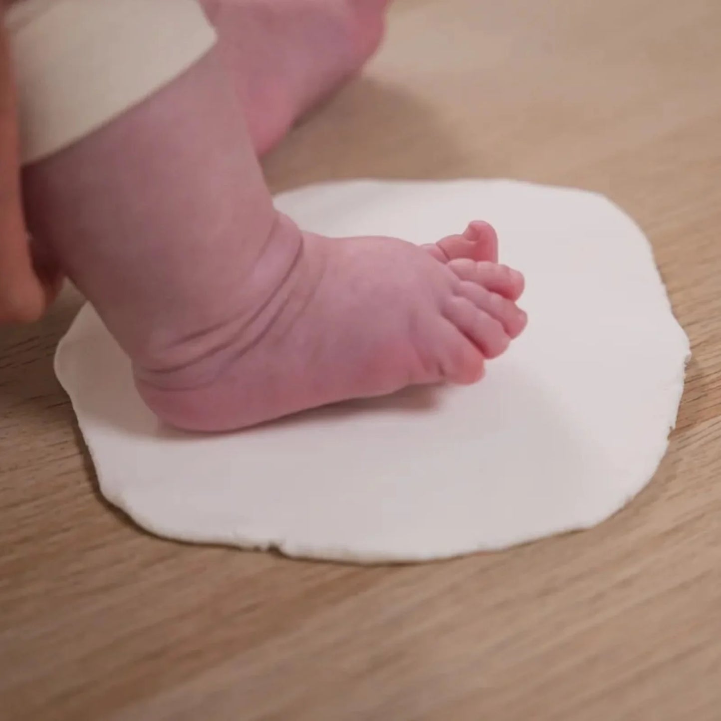 Petit Artichaut Duo Frame with Hand & Foot Imprints - Jolis Coeurs