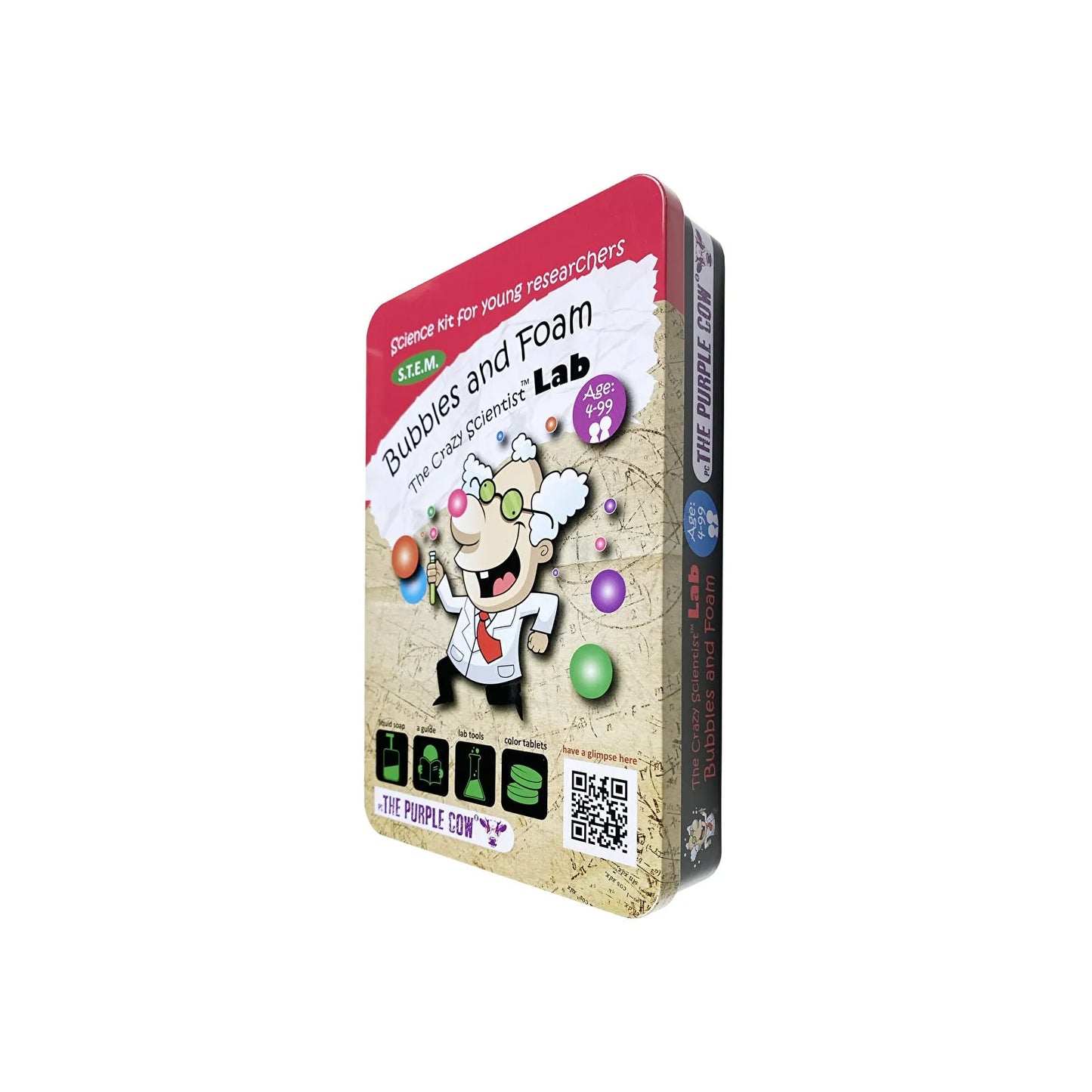 The Purple Cow Crazy Scientist LAB Bubbles & Foam