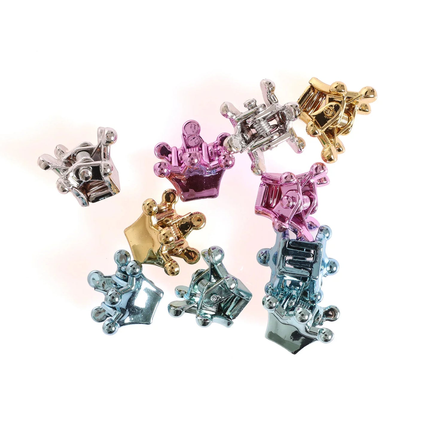 HelloBaby Baby Girl 10 Pcs Hair Clips - Pink