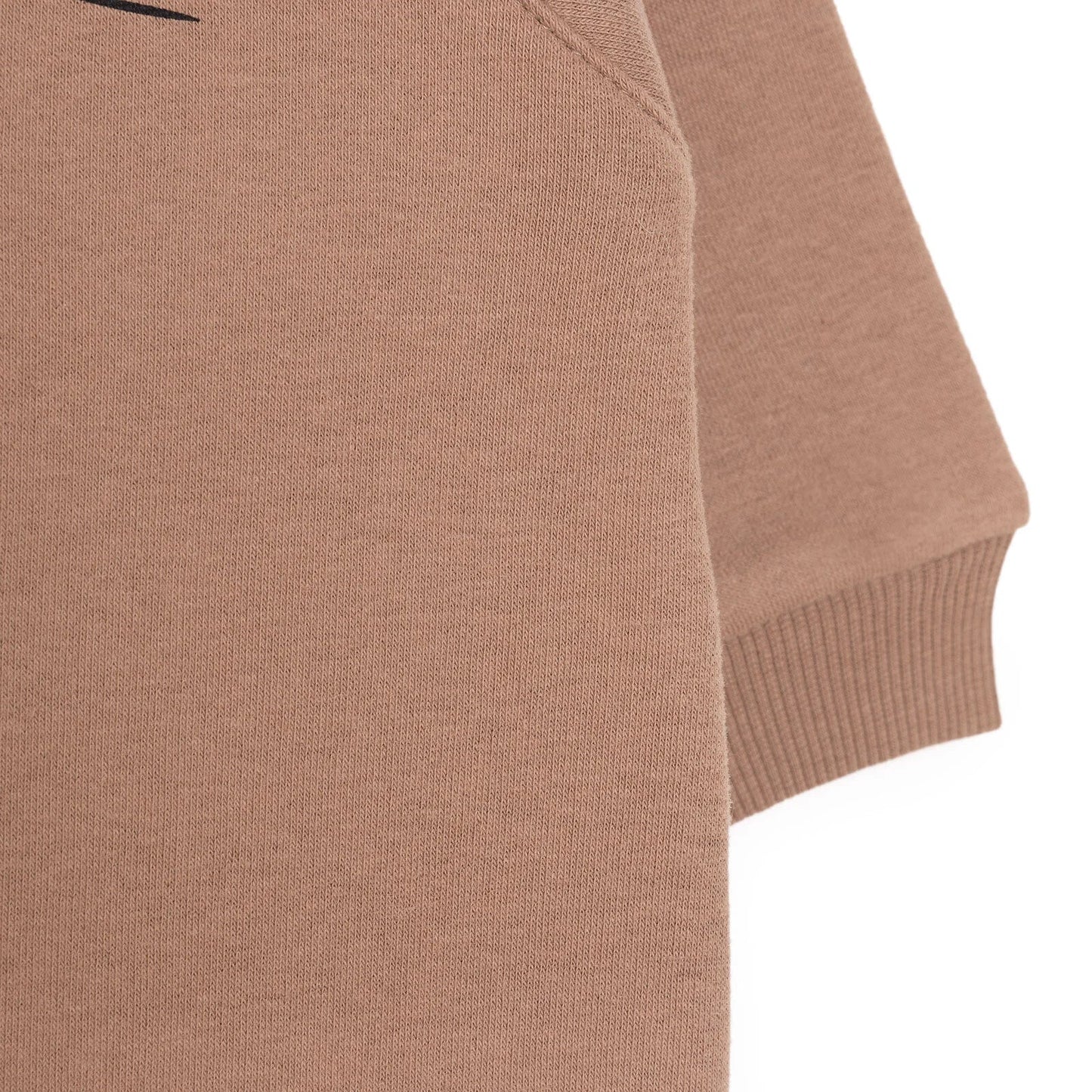 HelloBaby Newborn Boy Figure Jumpsuit - Brown