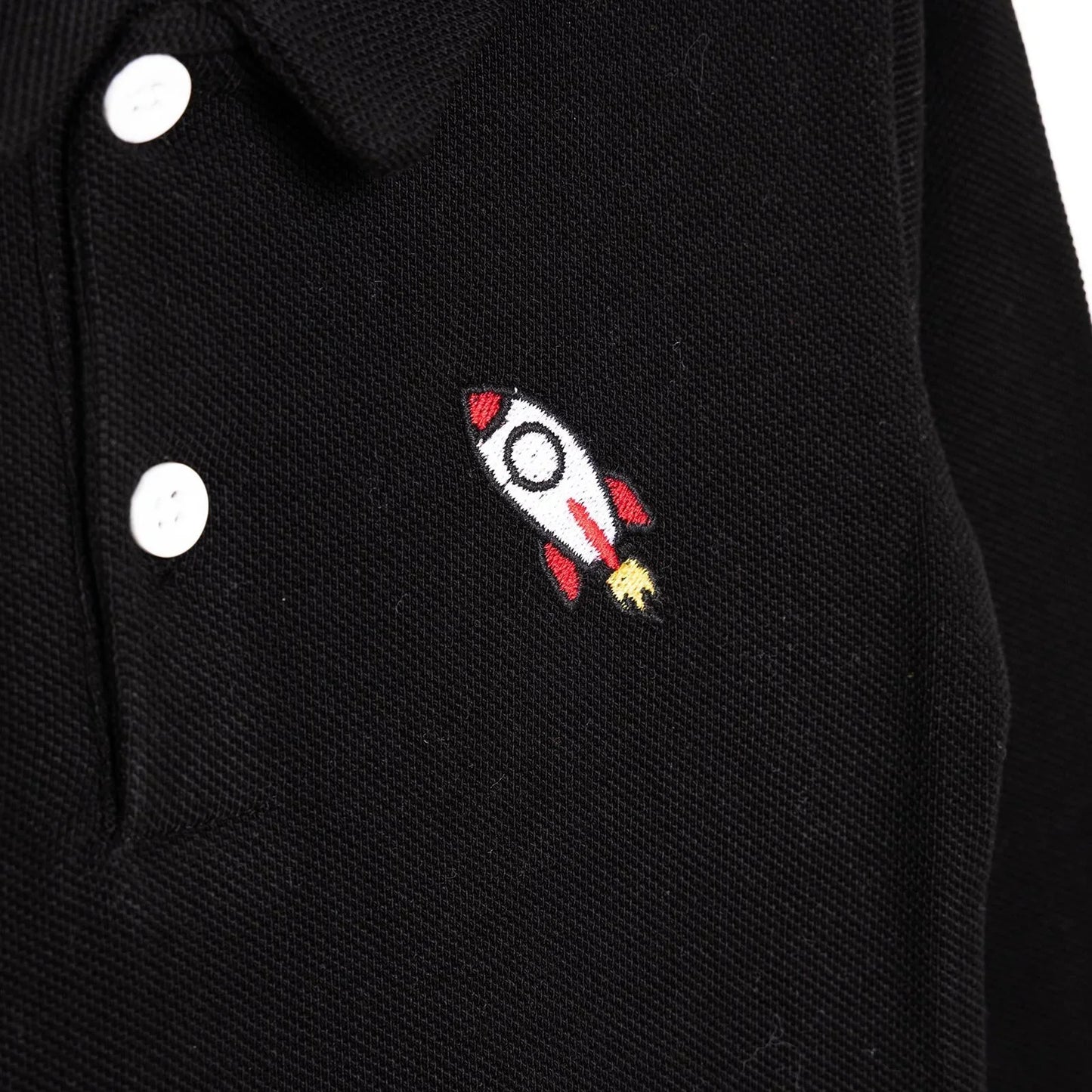 HelloBaby Basic Boy Camisole Long Sleeve T-shirt - Black