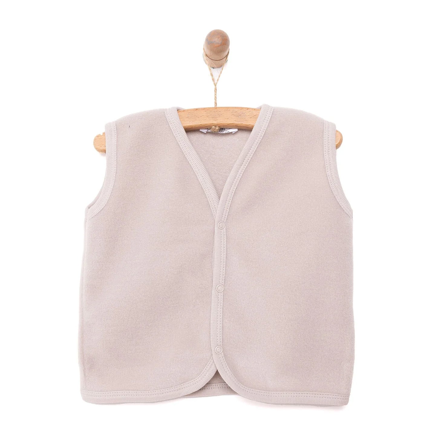 HelloBaby Basic Fleece Vest - Mink
