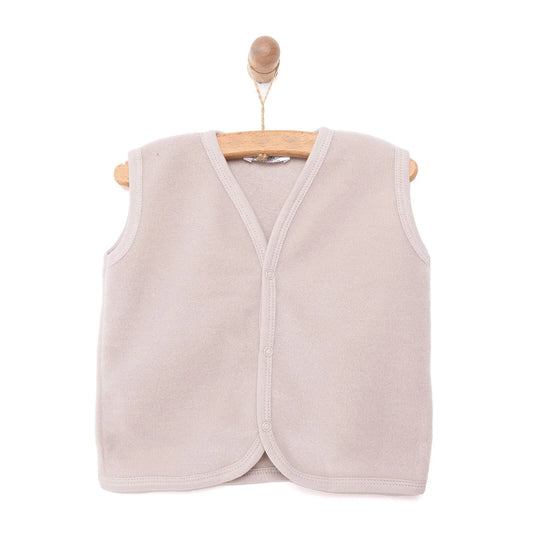HelloBaby Basic Fleece Vest - Mink