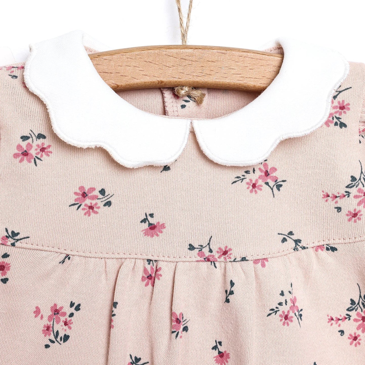 HelloBaby Newborn Baby Girl Romper - Beige