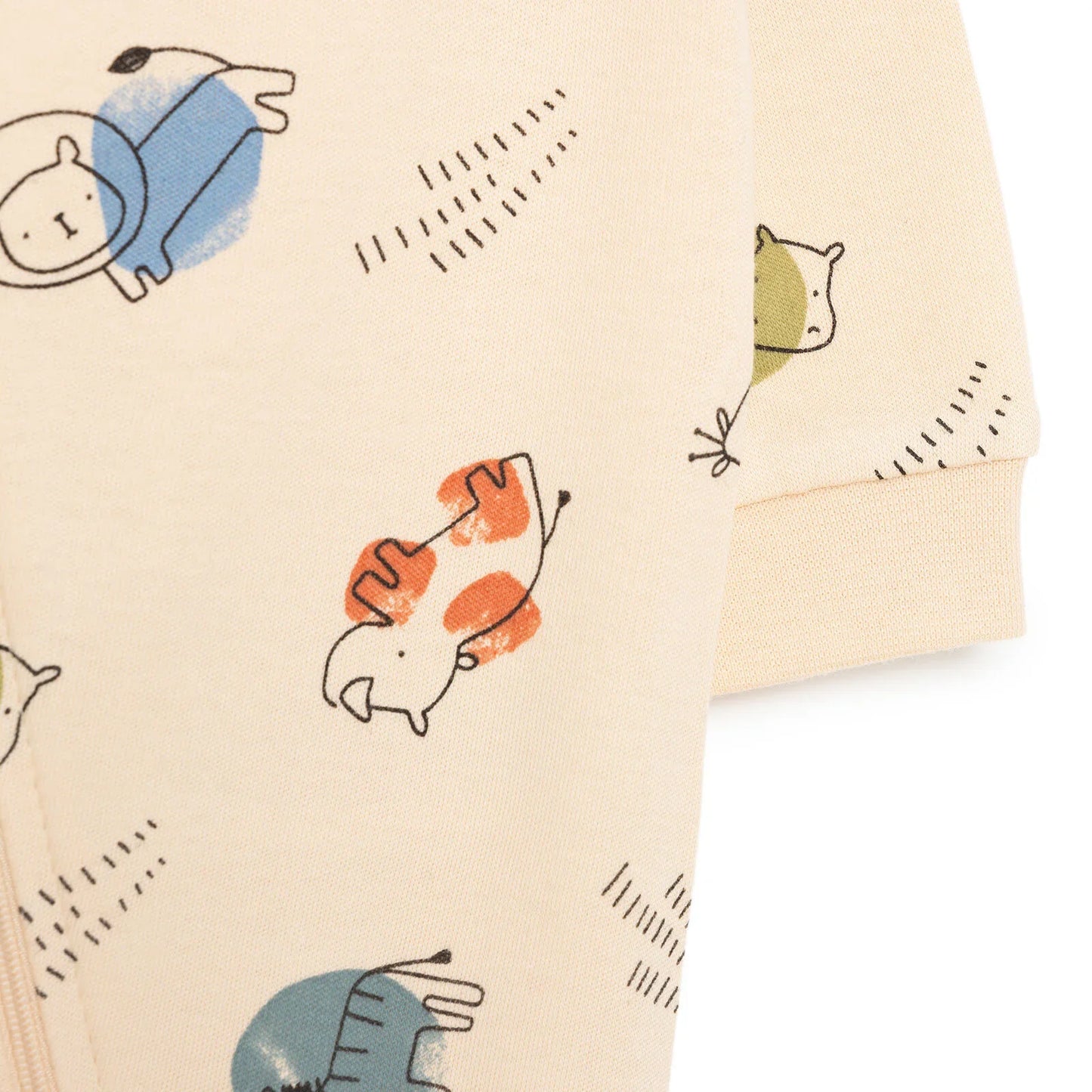 HelloBaby Newborn Boy Jumpsuit - Beige