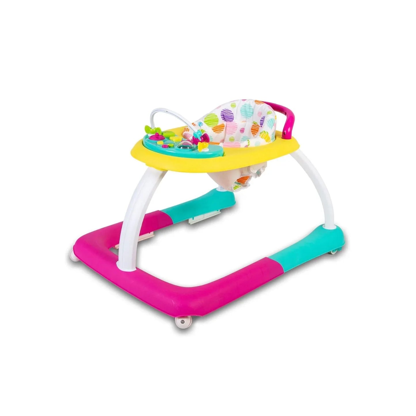 Red Kite Baby Go Round Kiddo Walker & Push Along Combined - Pink