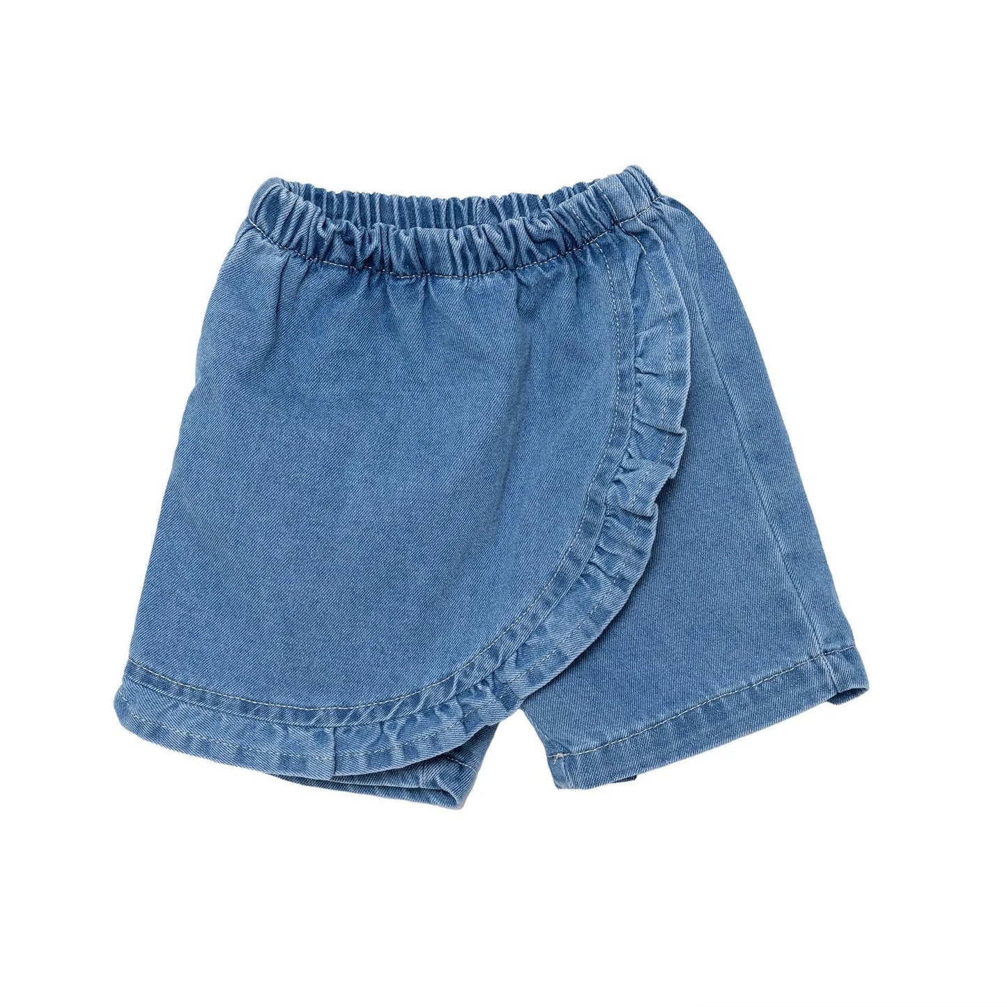 HelloBaby Spring Memories Girl Denim Short - Indigo