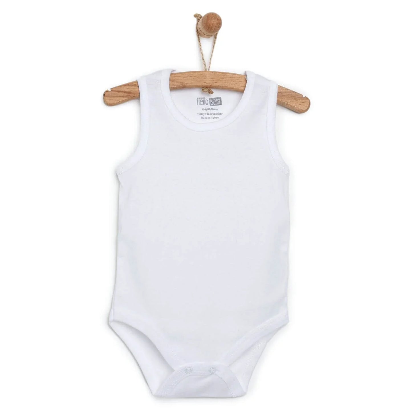 HelloBaby Unisex Sleeveless Bodysuit 5 pcs