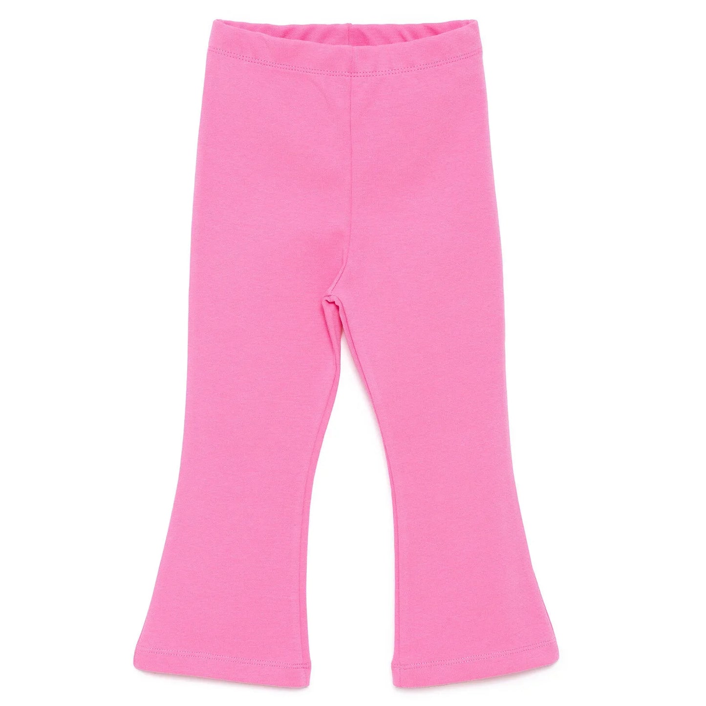 HelloBaby Basic Girl Flare Leggings - Dark Pink