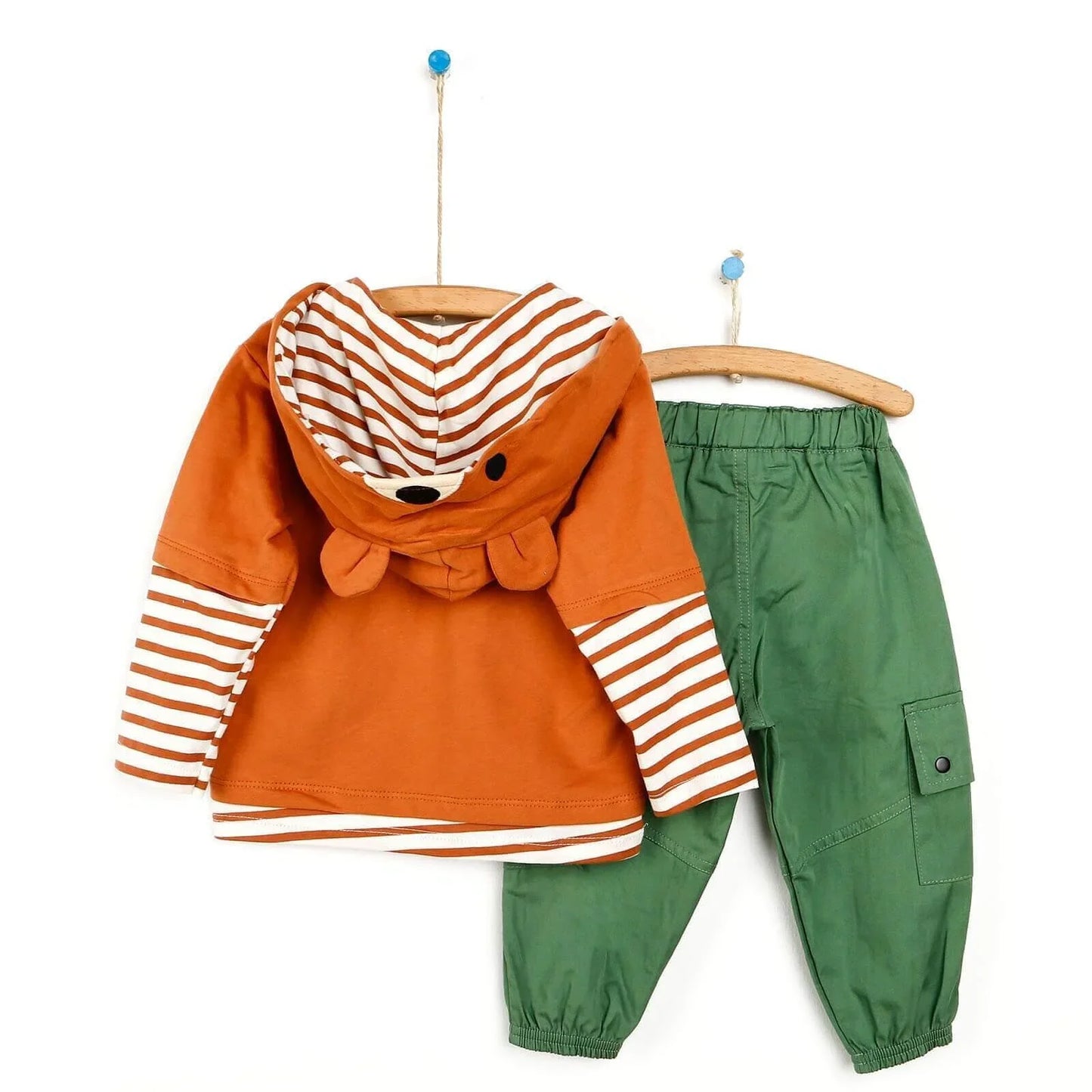 HelloBaby Sweatshirt-Pants - Cinnamon
